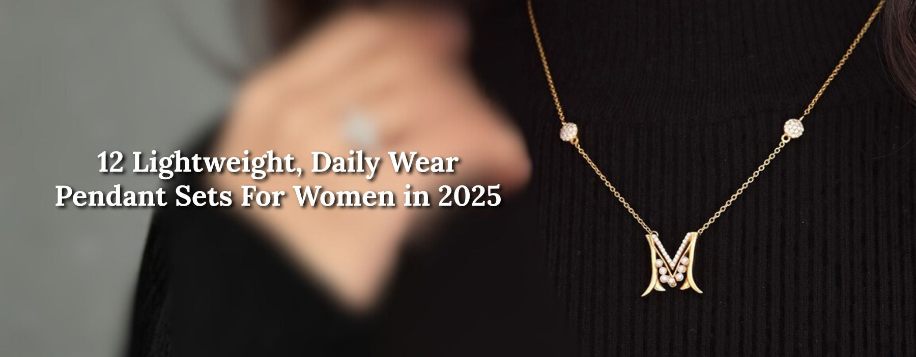 12 Lightweight, Daily Wear Silver Pendant Sets For Women in 2025