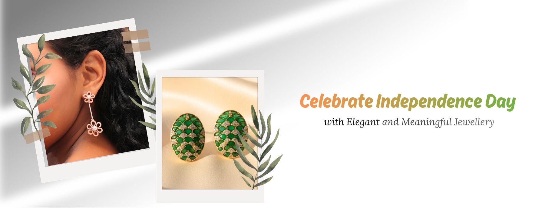 Elegant jewellery collection inspired by patriotic colors and festive celebrations.