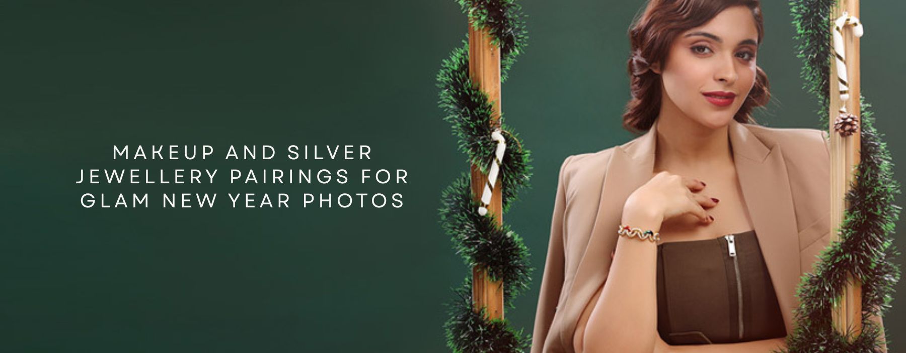 Makeup and Silver Jewellery Pairings for Glam New Year Photos