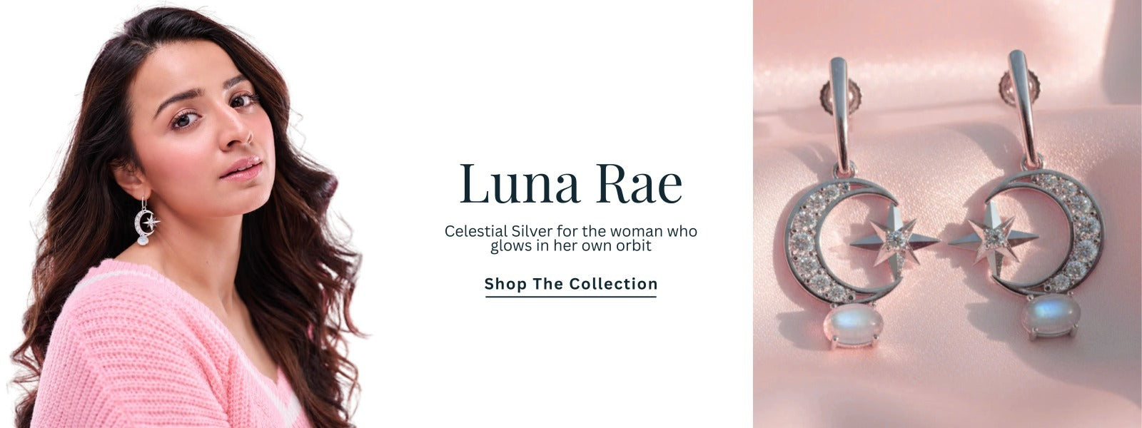 Luna rae :Celestial Silver For the woman who glows in her own orbit.
