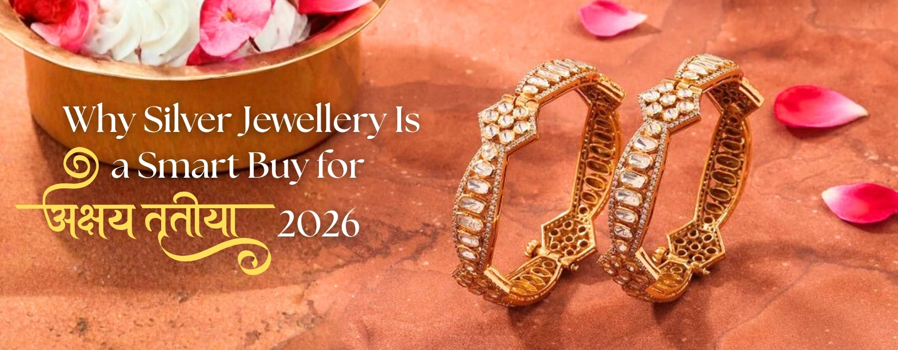Silver jewellery collection ideal for Akshaya Tritiya 2026 gifting and investment.