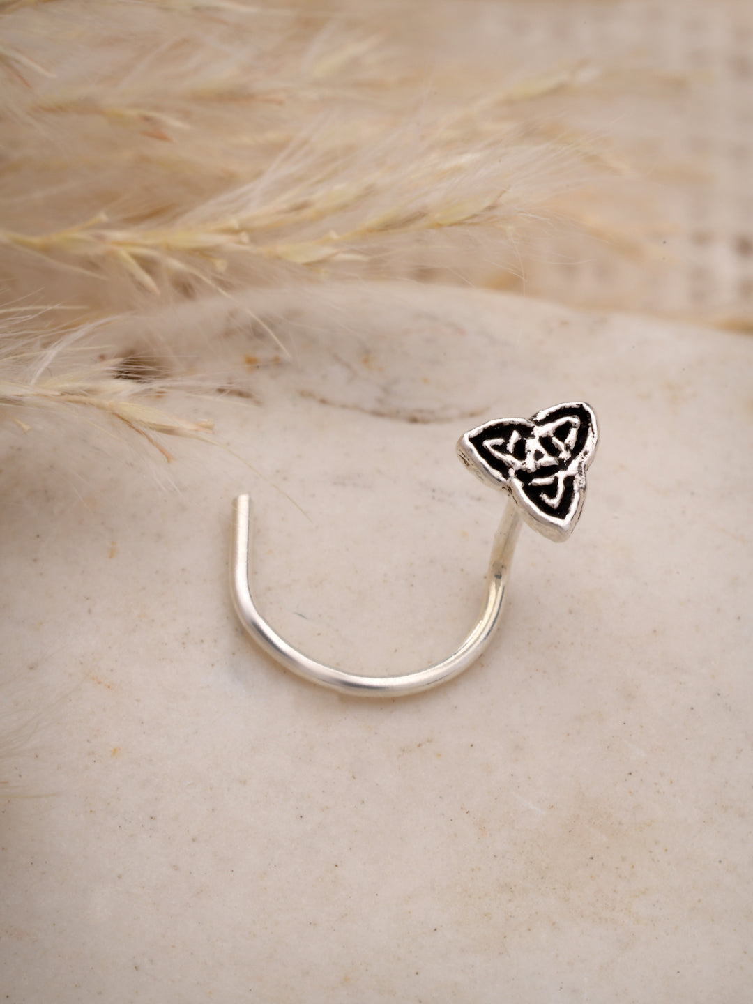 Triquetra Knot 925 Sterling Silver Nose Pin