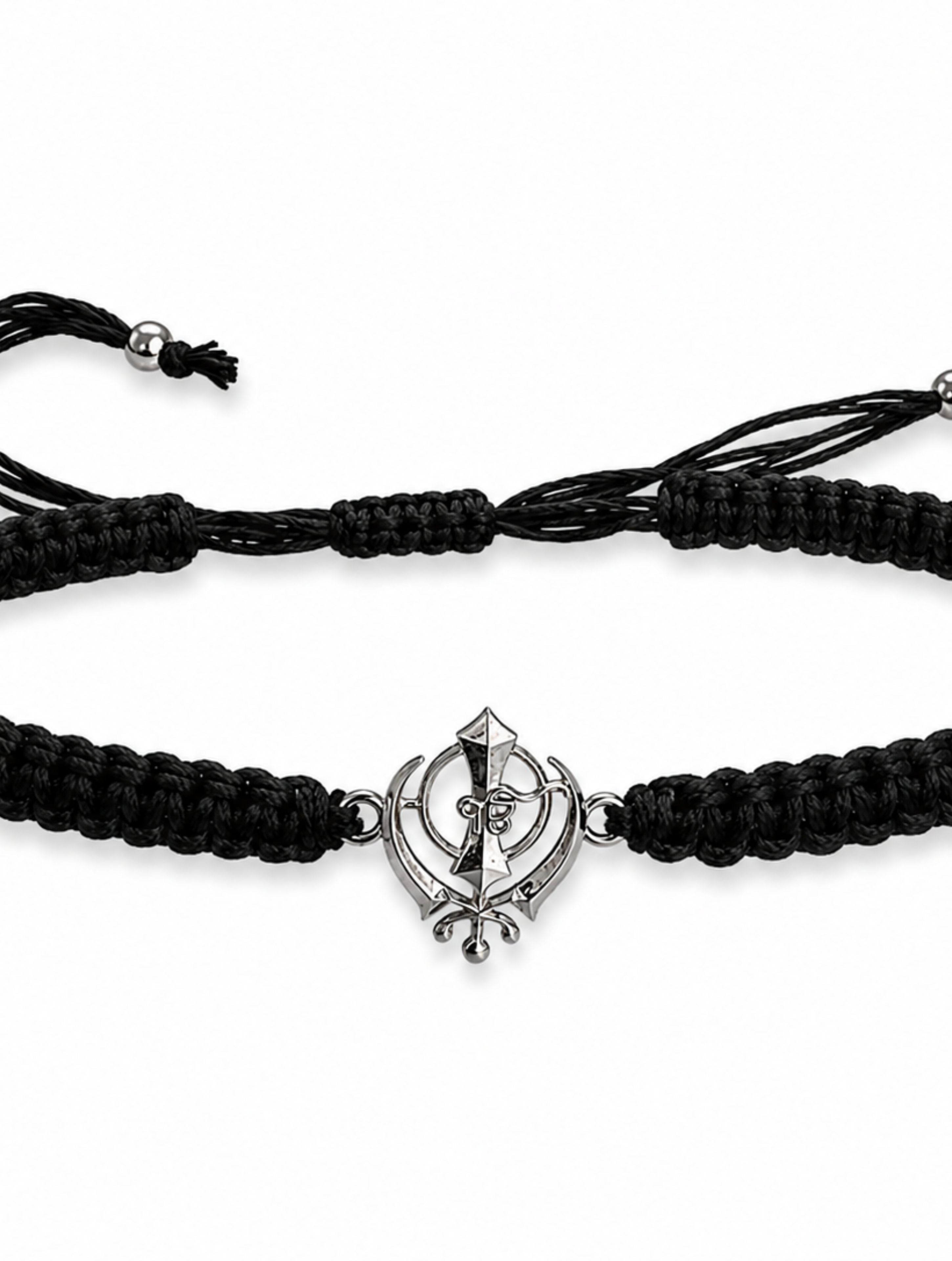 Ik Onkar Symbol 925 Sterling Silver Bracelet