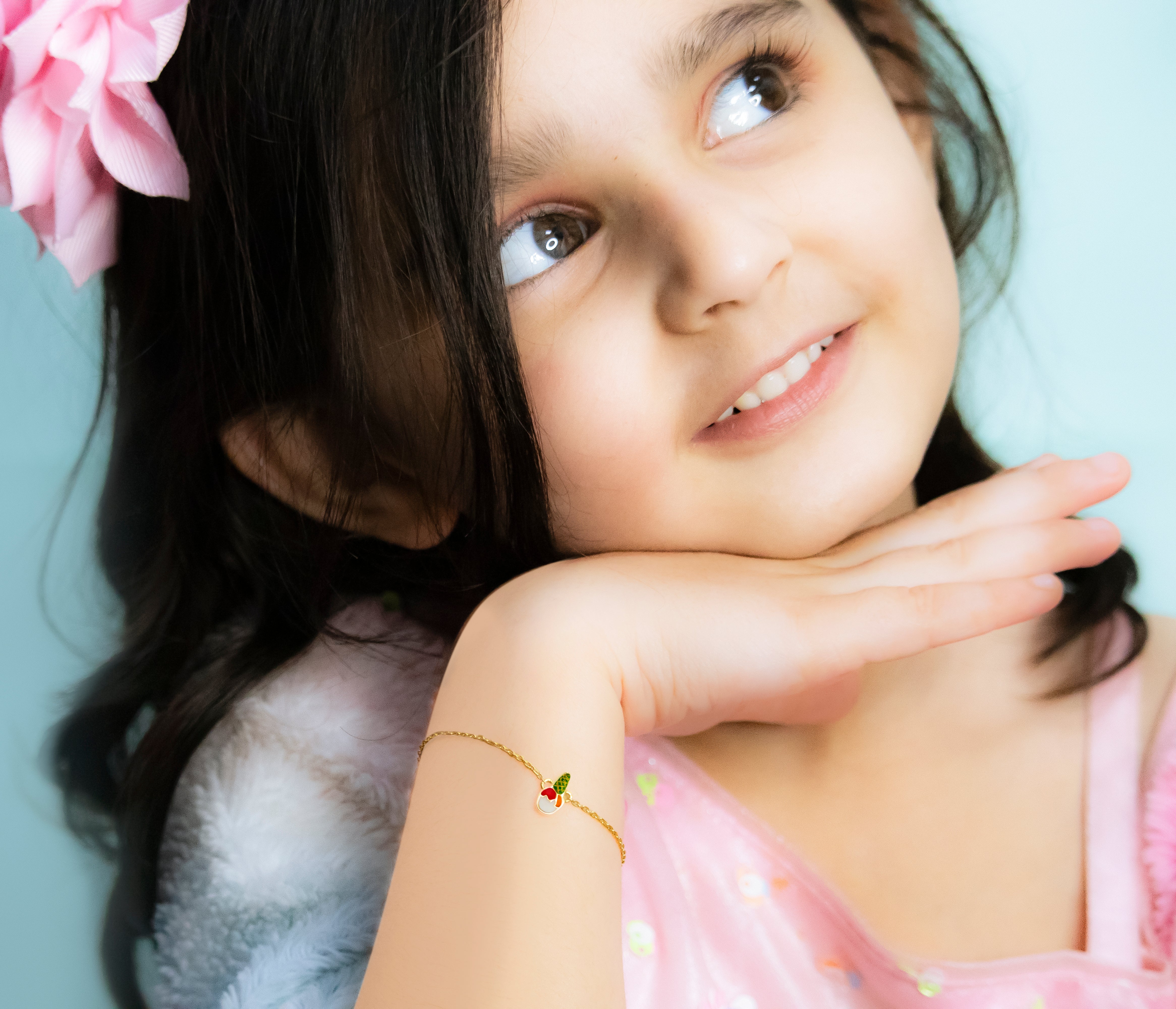 Kids Silver Ice Cream Bracelet - Kicky & Perky