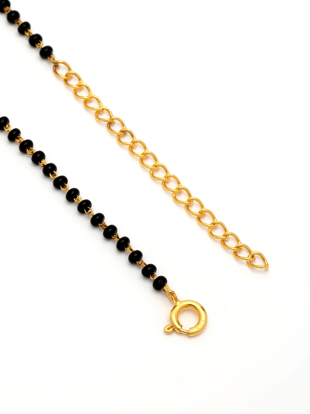 Gold-Plated Infinity Moissanite Mangalsutra in 925 Sterling Silver