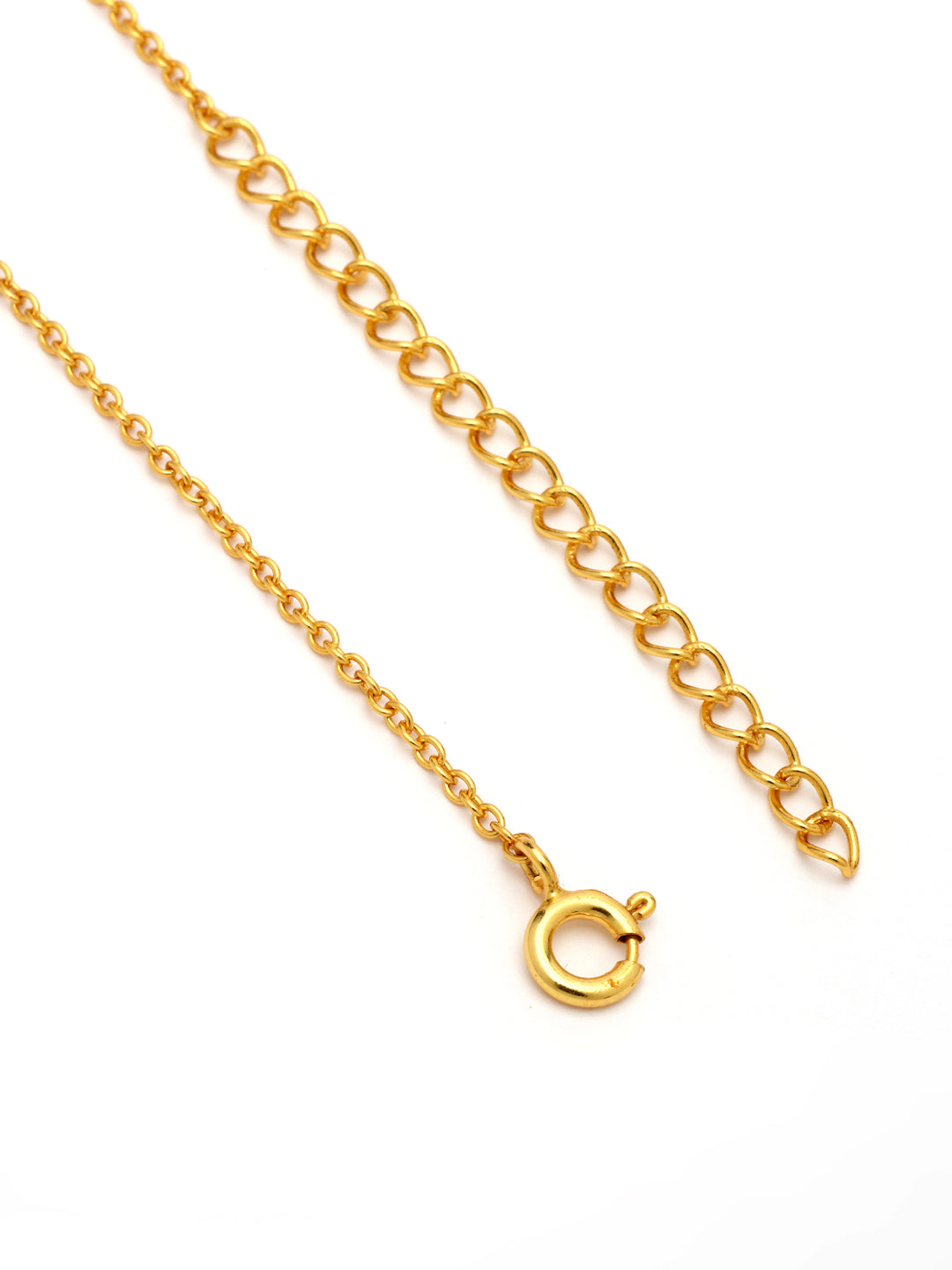 Gold-Plated Rhodolite Garnet Floral Mangalsutra in 925 Sterling Silver