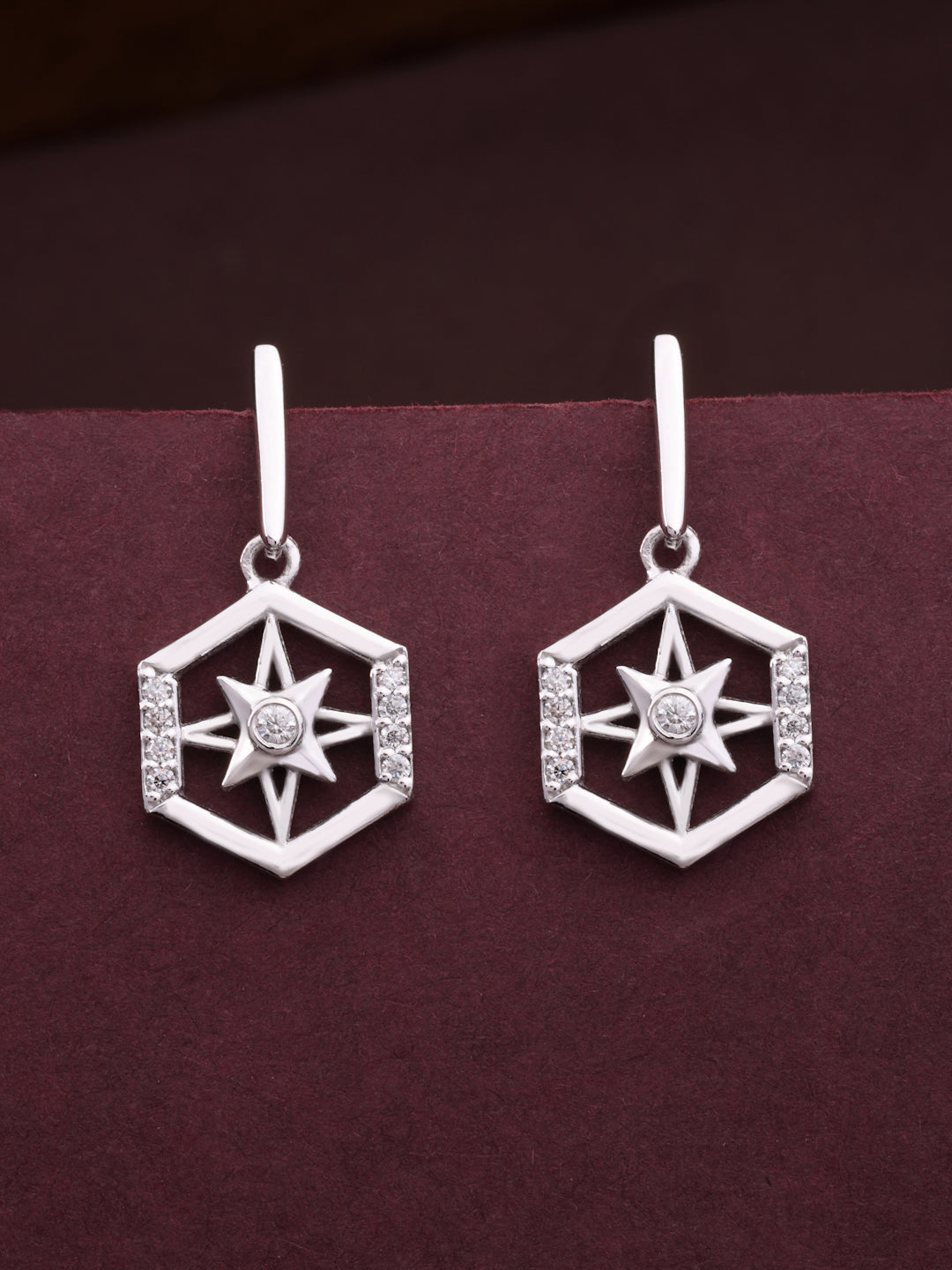 Finite Star Moissanite Earring