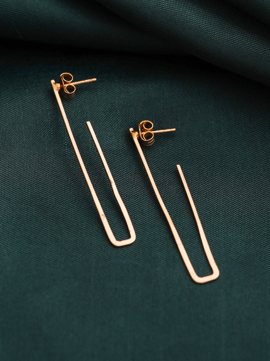 Asymmetrical Silver Earring