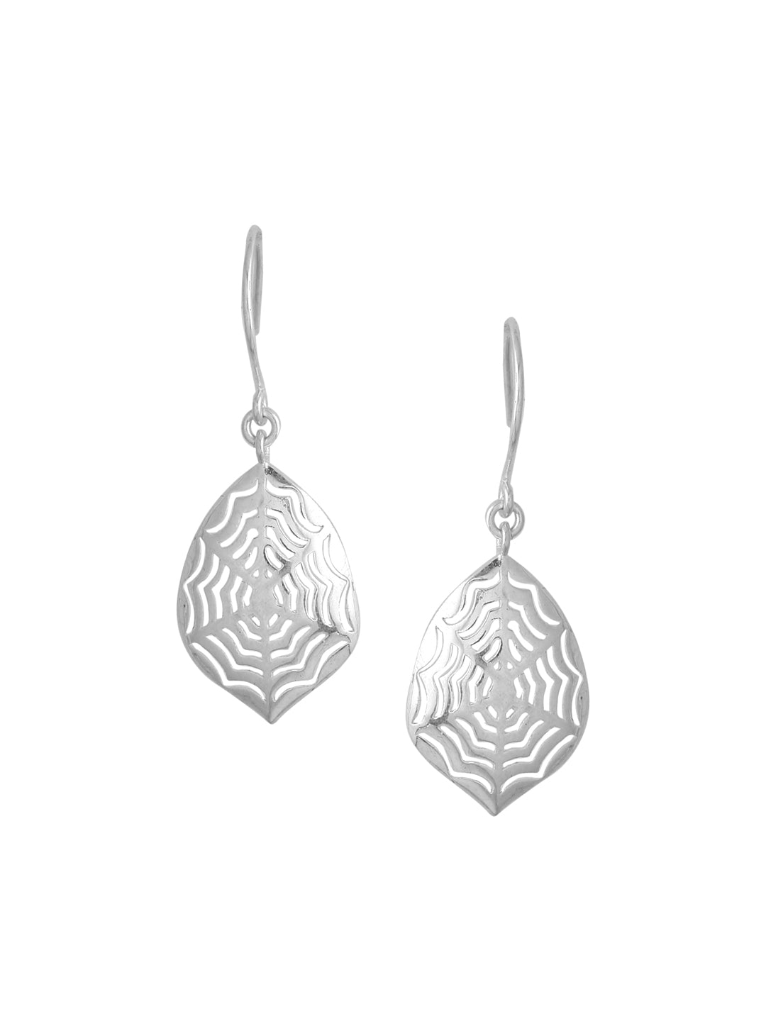 Silver Spiderweb Dream Earrings