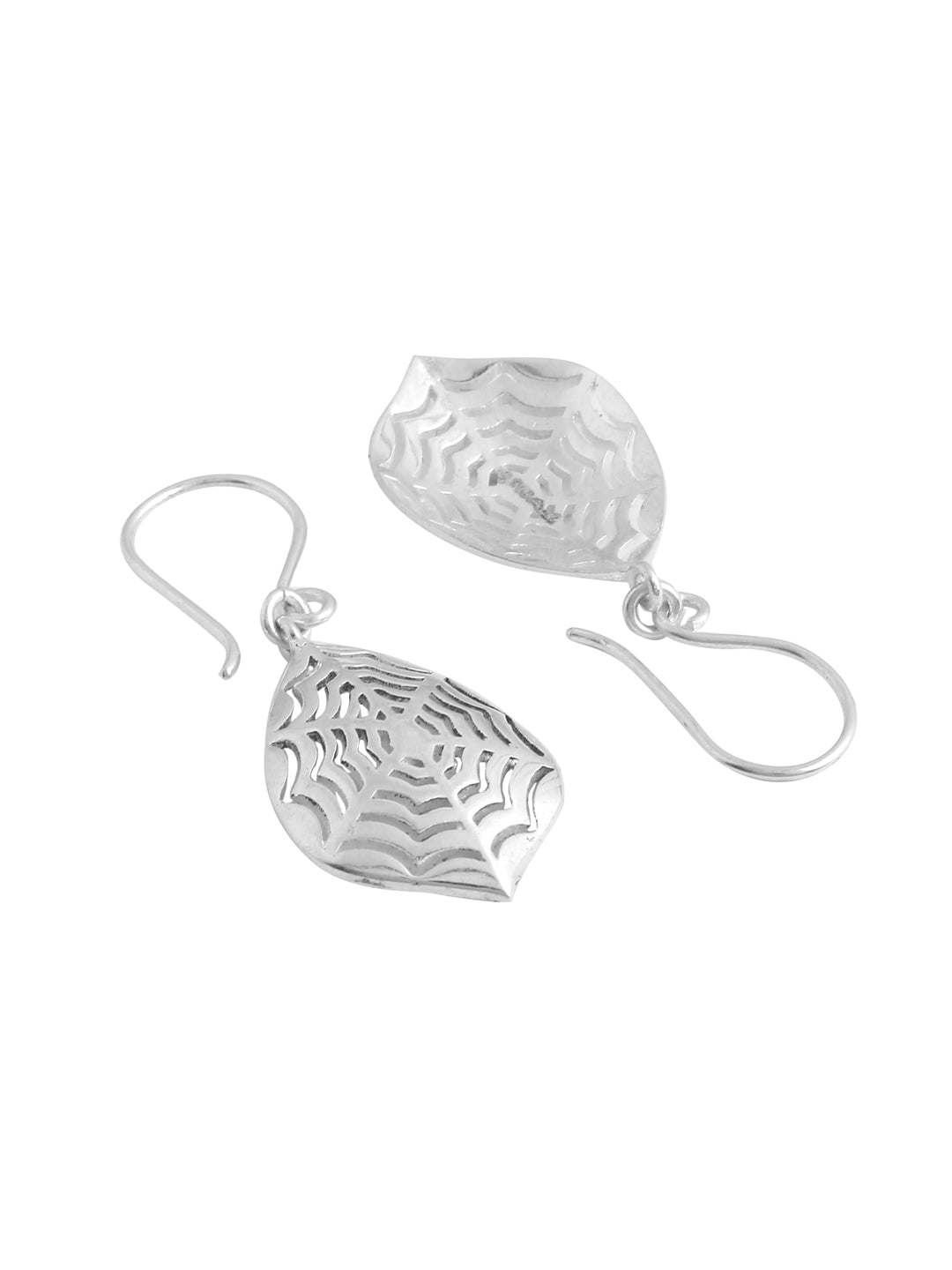 Silver Spiderweb Dream Earrings