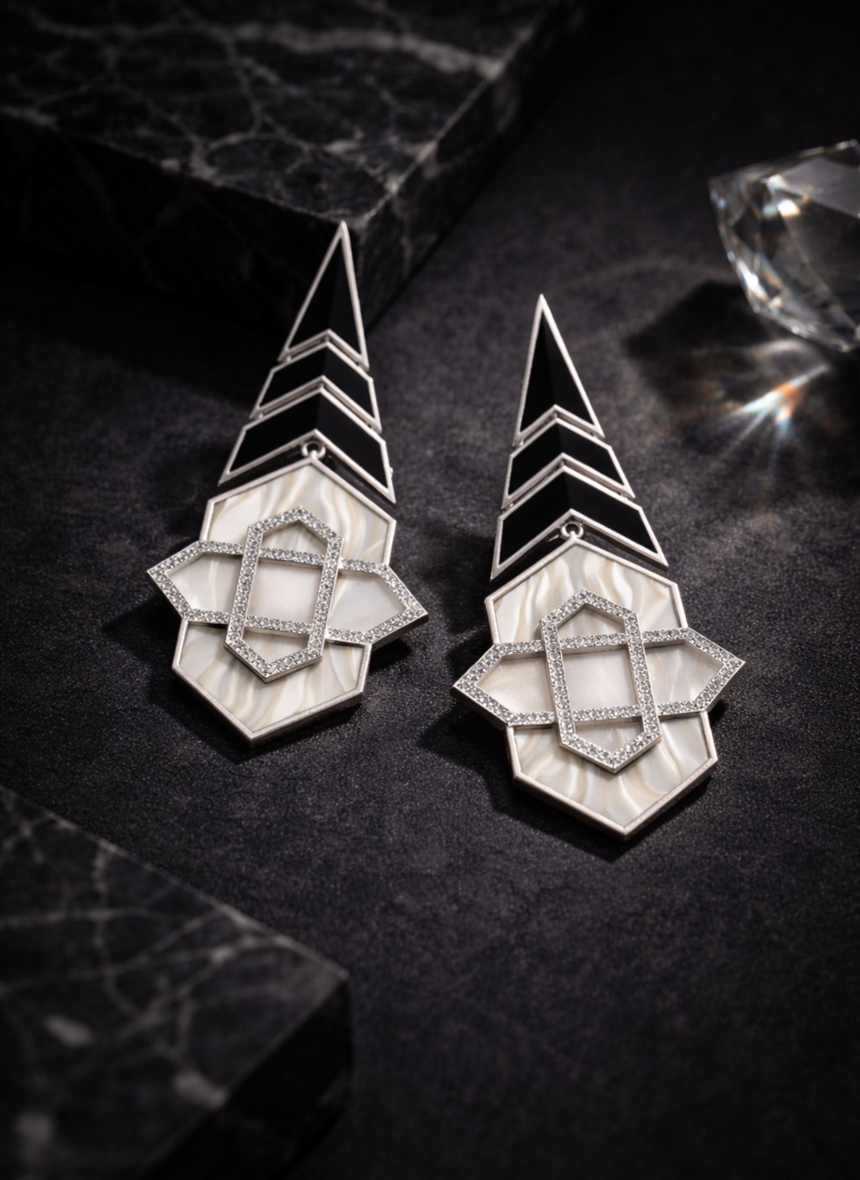 Rajasthani Emaille Eleganz Ohrringe