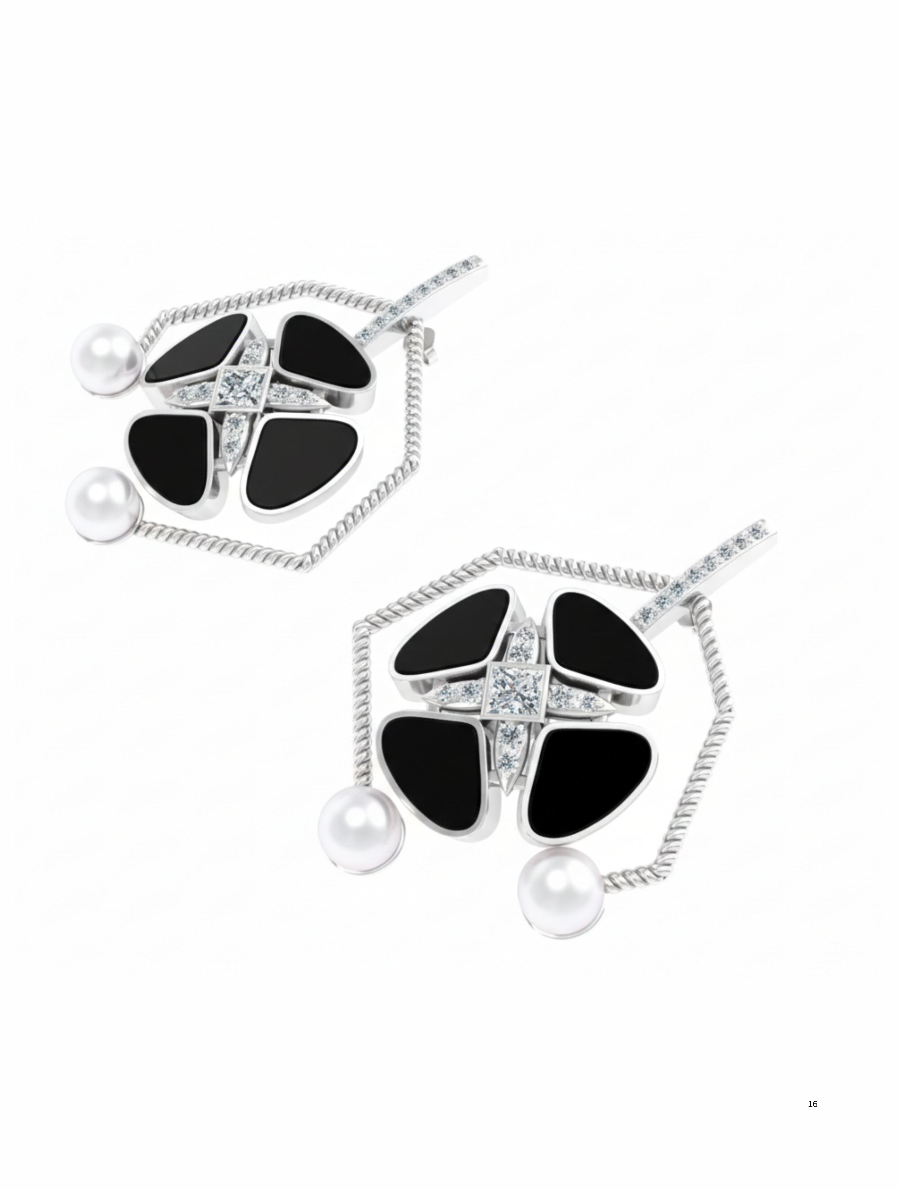 Rajasthani Emaille Eleganz Ohrringe