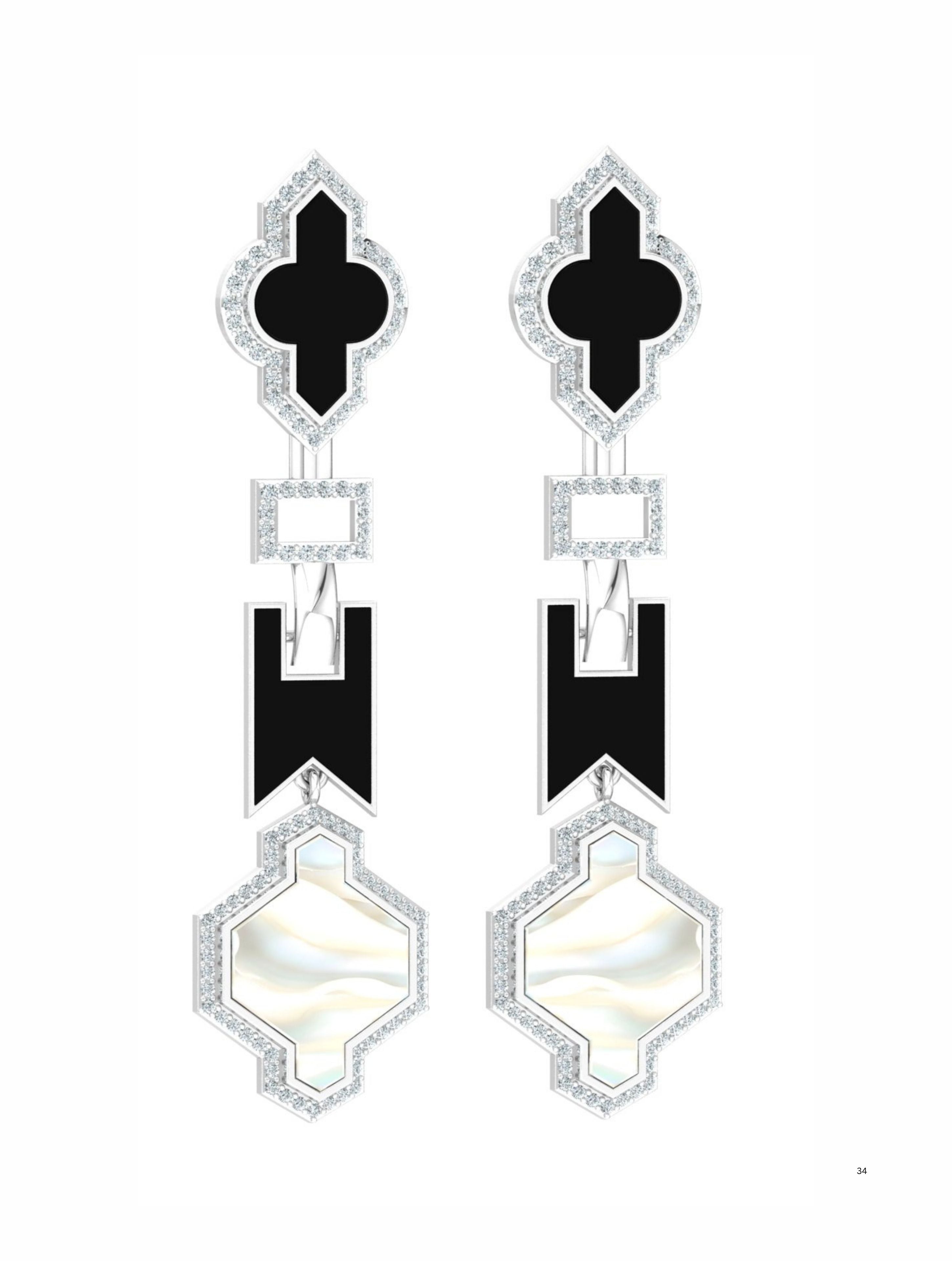 Rajasthani Emaille Eleganz Ohrringe