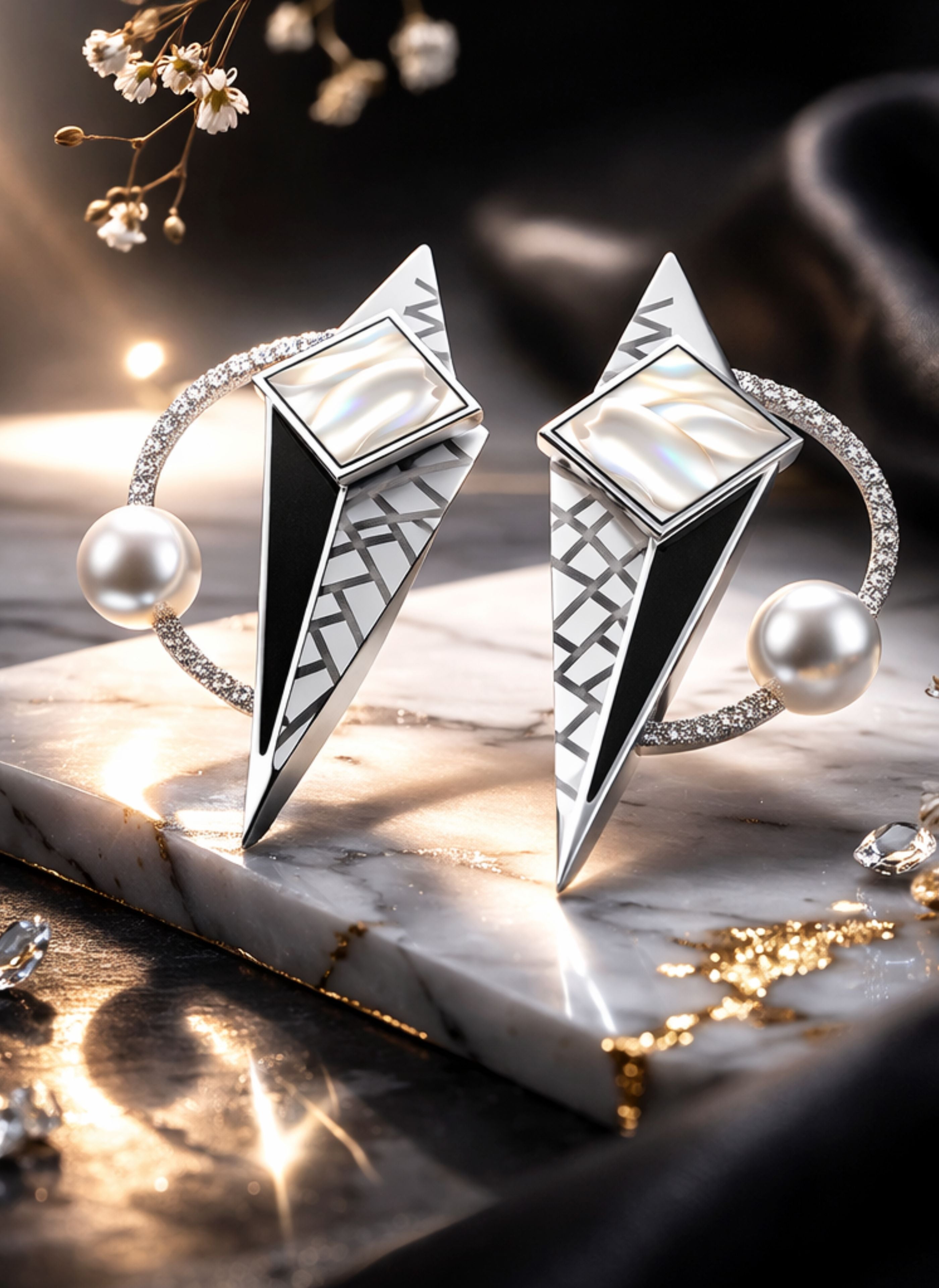 Rajasthani Emaille Eleganz Ohrringe