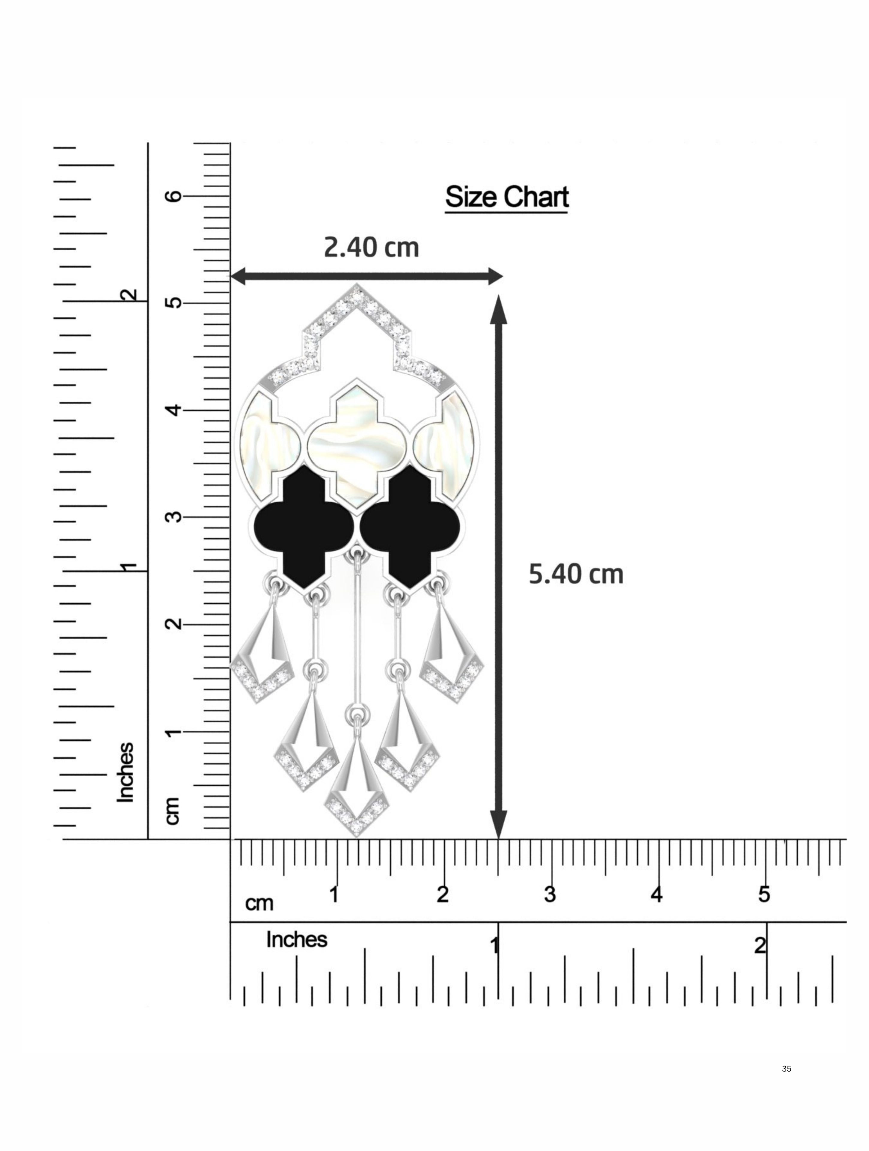 Rajasthani Emaille Eleganz Ohrringe
