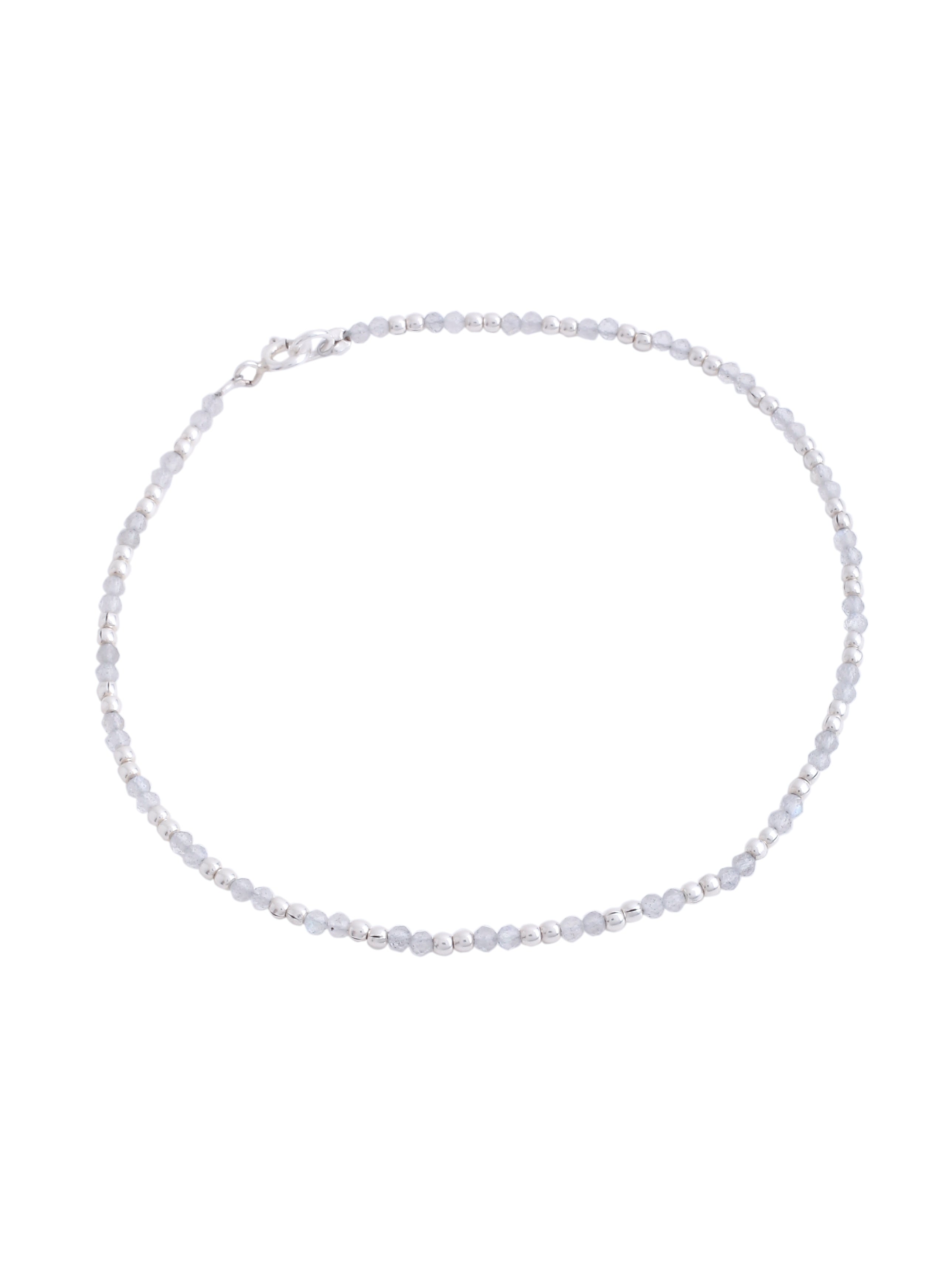 Bead Crafted Anklets in Sterling Silver - Kicky & Perky