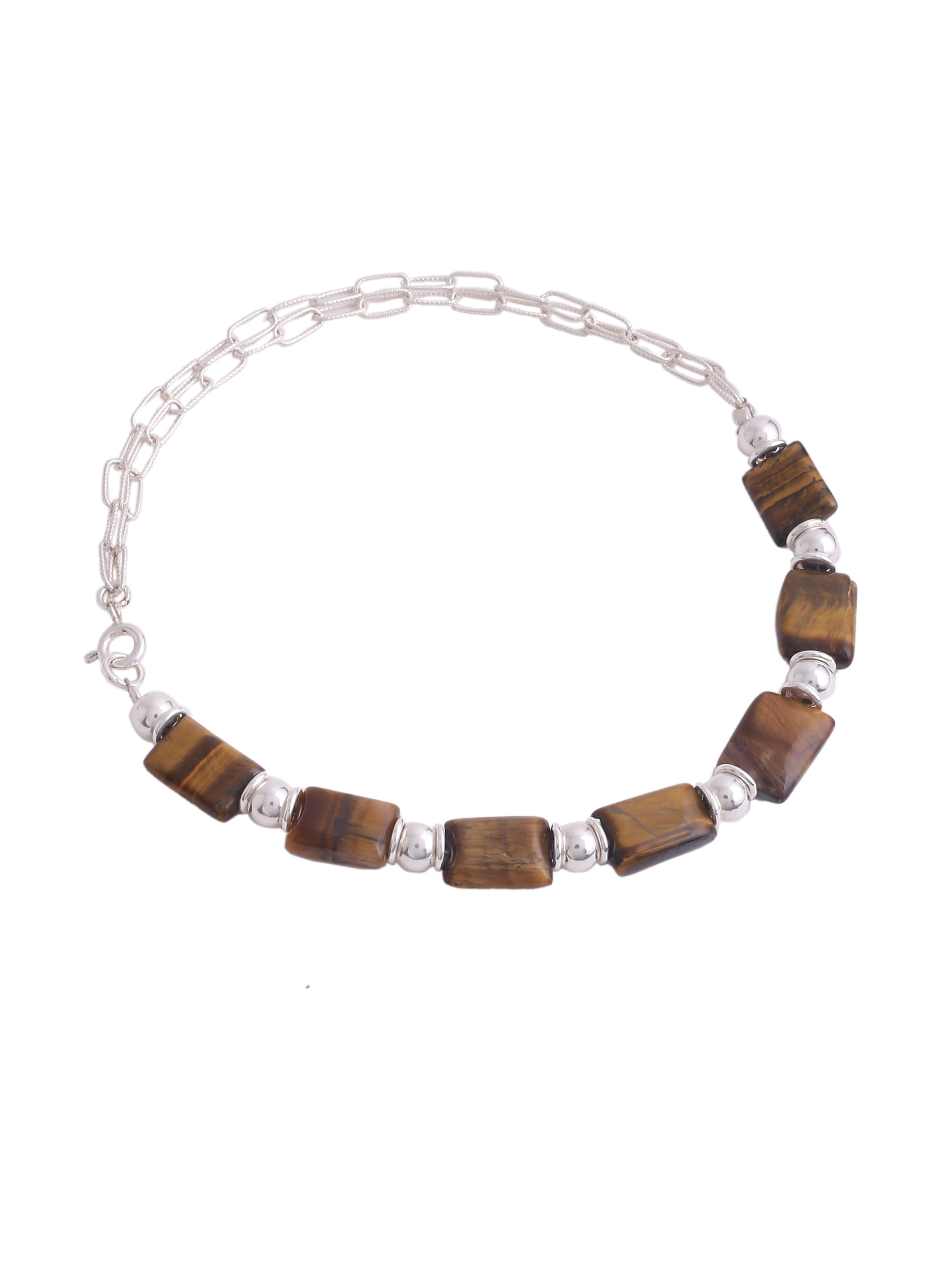 Lustrous Beadline Anklets in Sterling Silver - Kicky & Perky