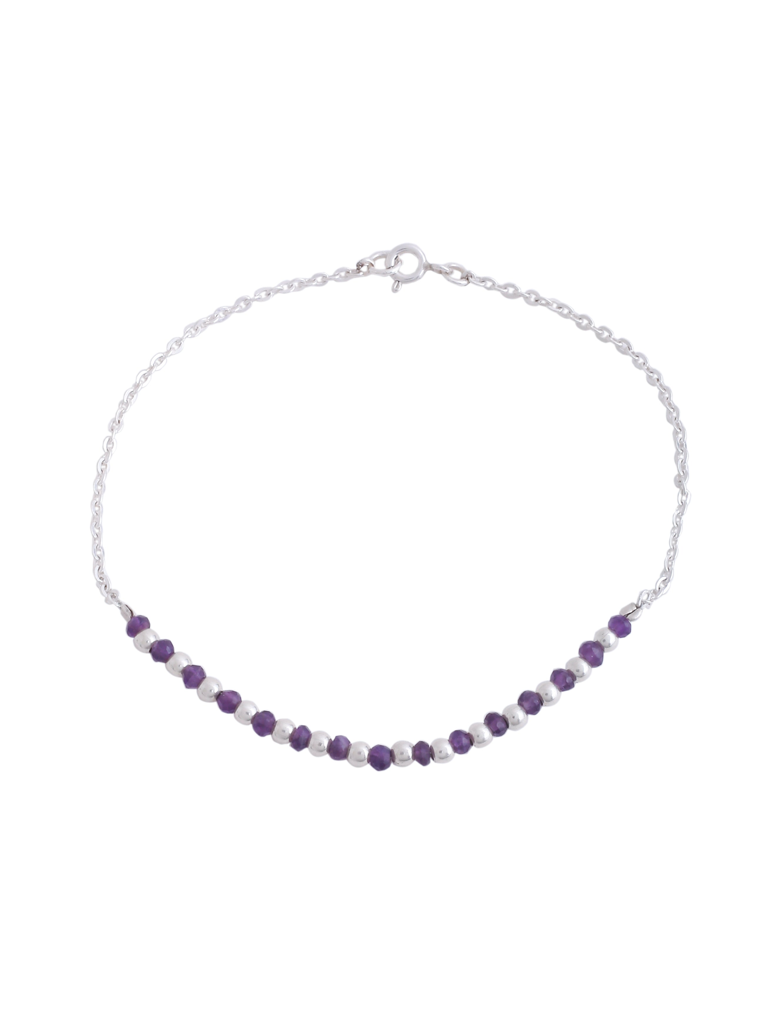 Celestial Shine Anklet in Sterling Silver - Kicky & Perky