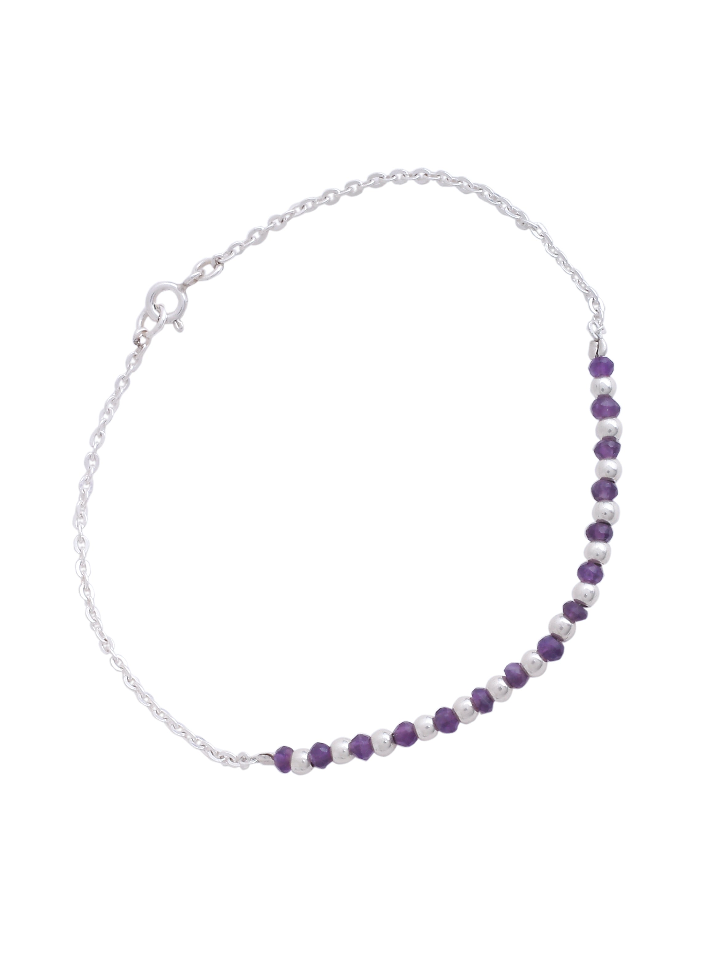 Celestial Shine Anklet in Sterling Silver - Kicky & Perky