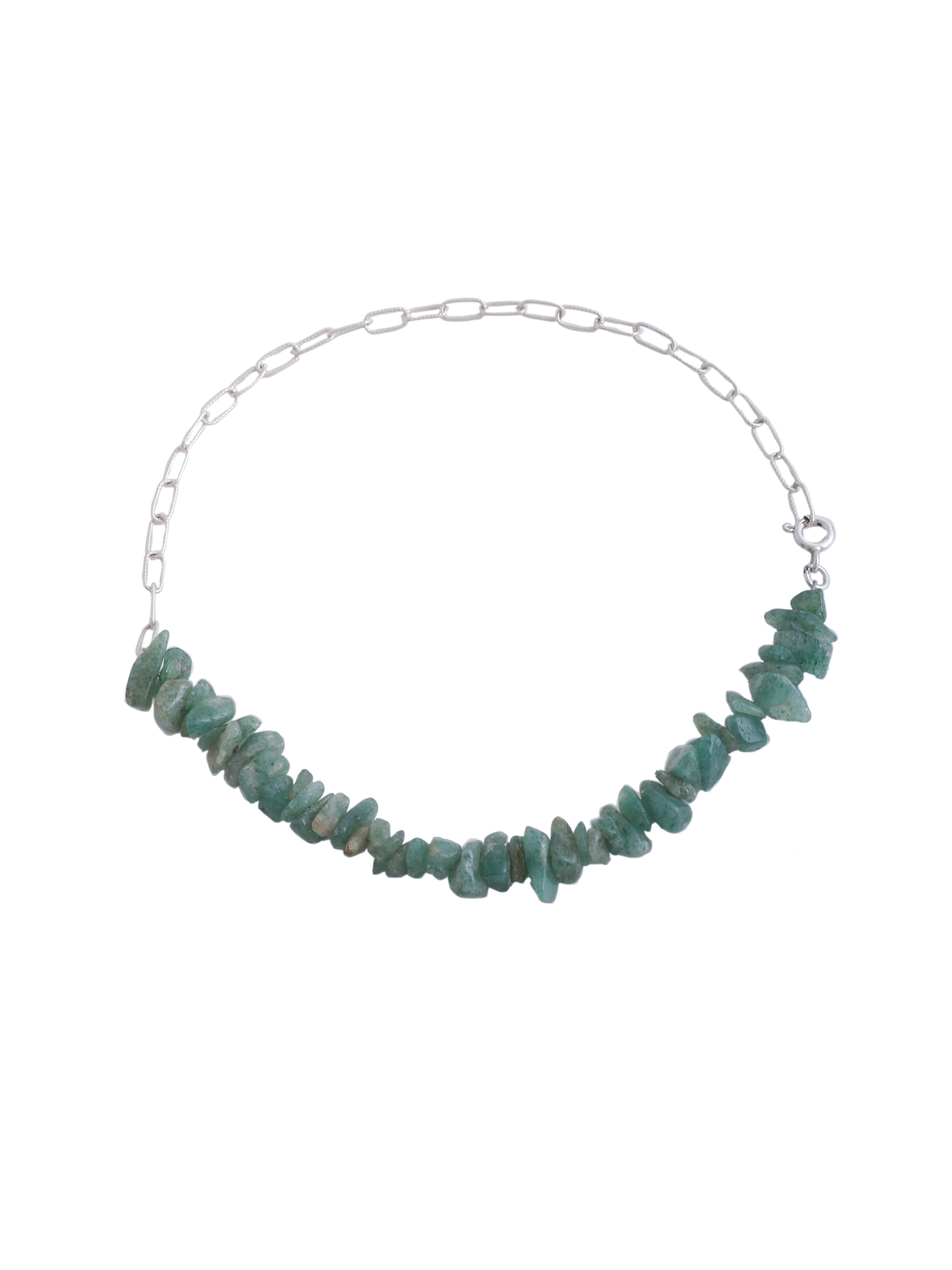 Rough Beauty Chain Sterling silver Anklets - Kicky & Perky