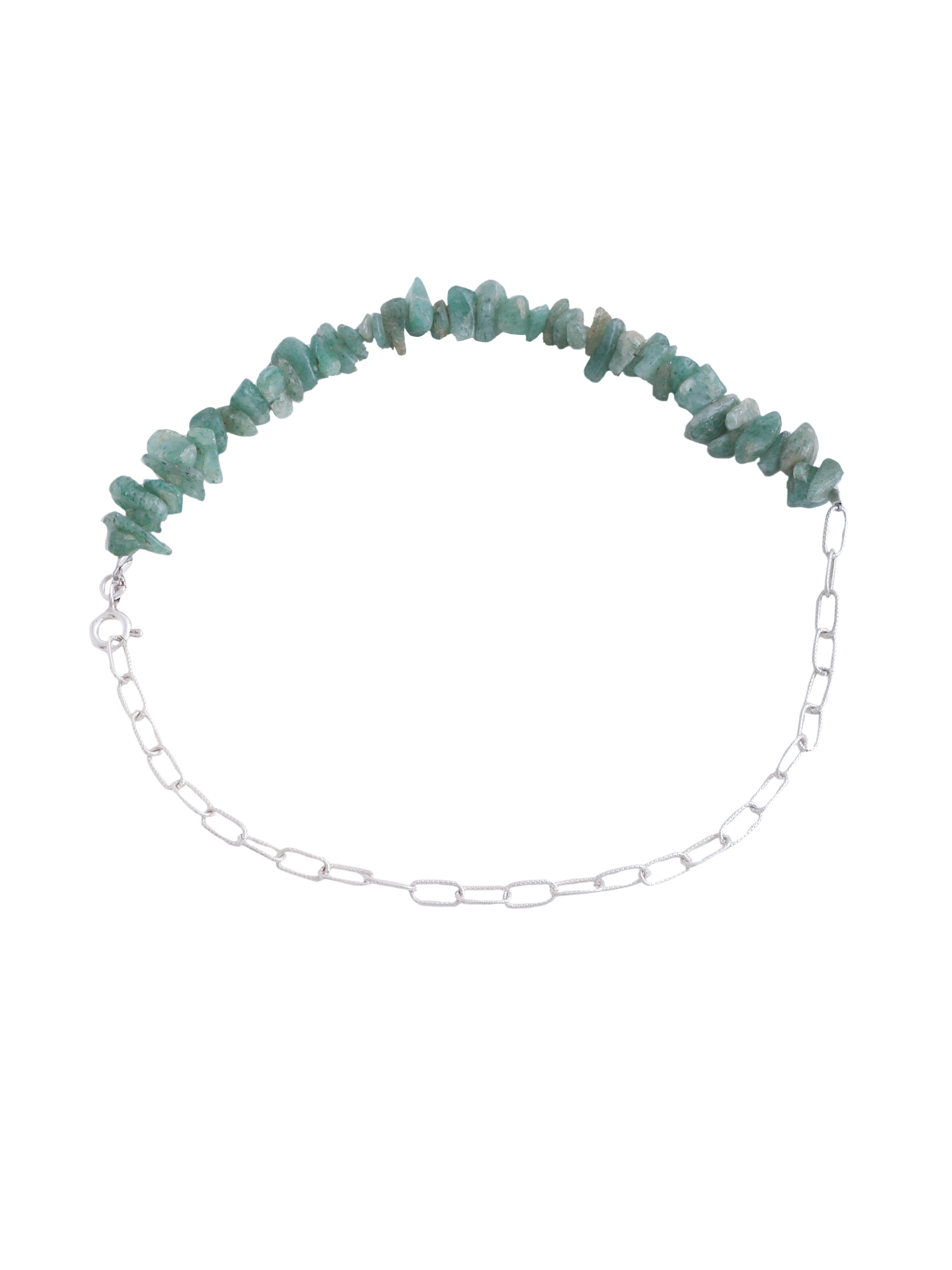 Rough Beauty Chain Sterling silver Anklets - Kicky & Perky
