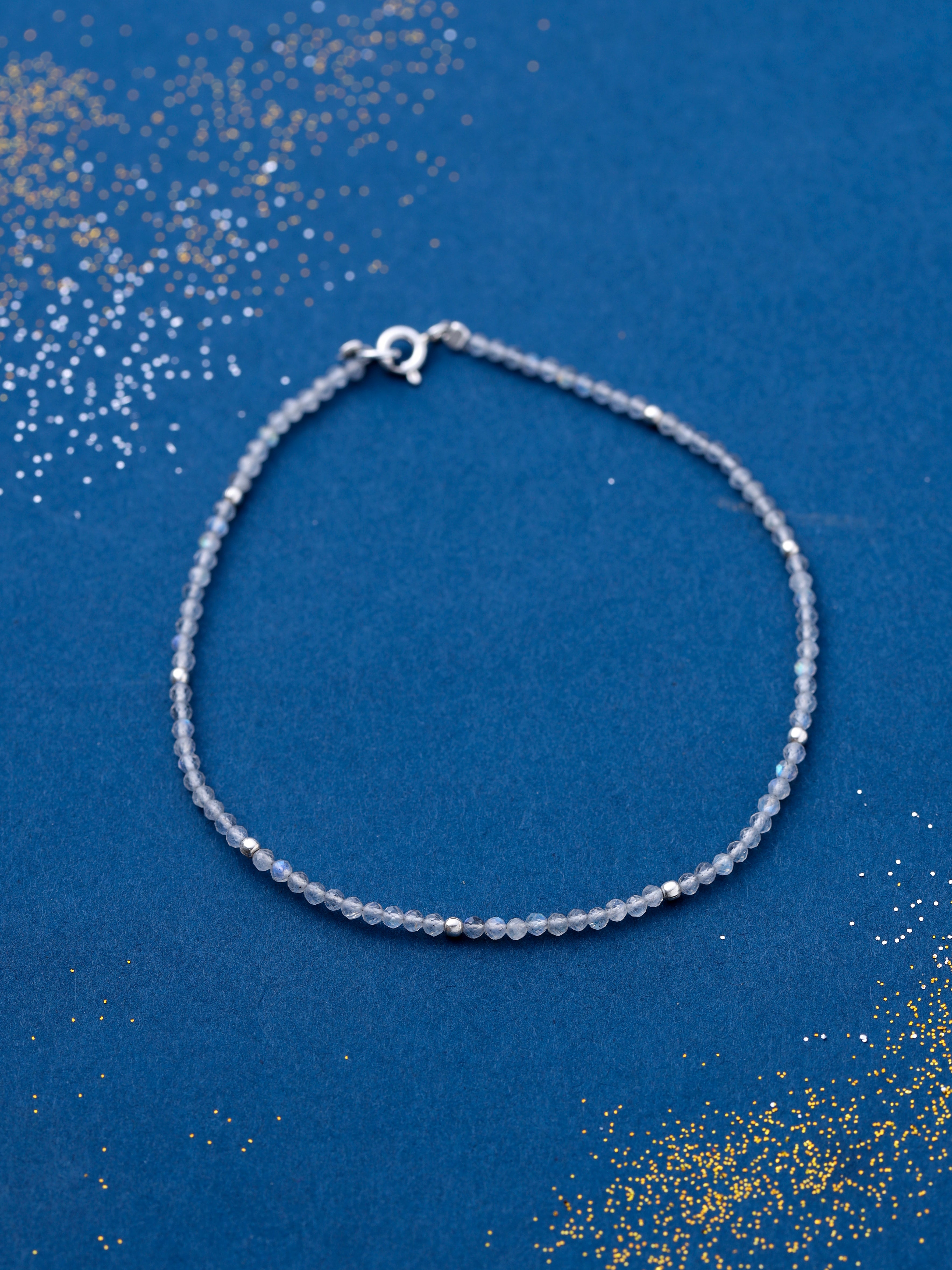 Sterling Silver Beads & Strands Anklets - Kicky & Perky