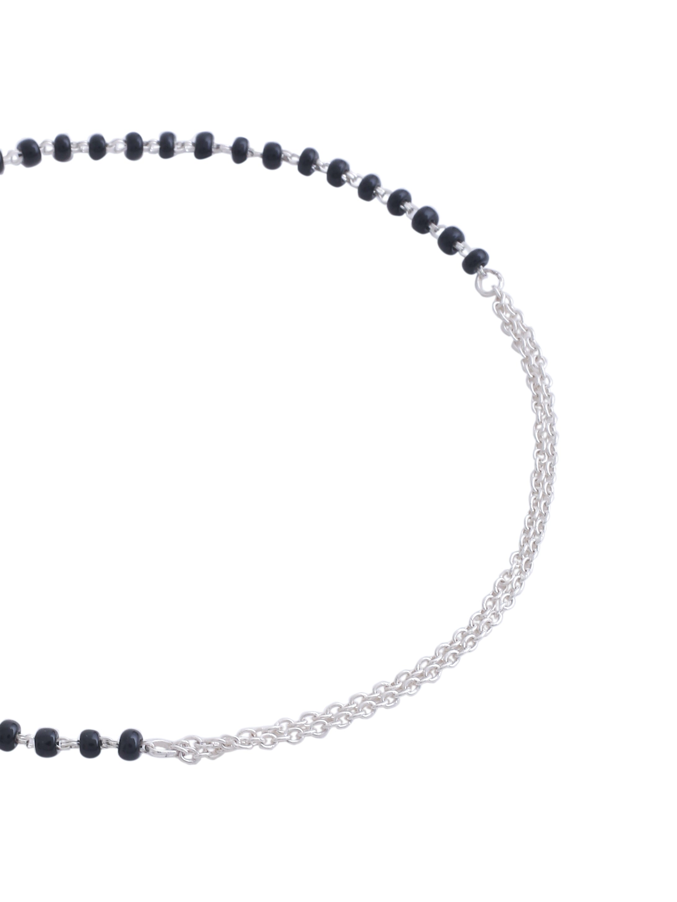 Starry Night Adjustable Silver Anklet - Kicky & Perky