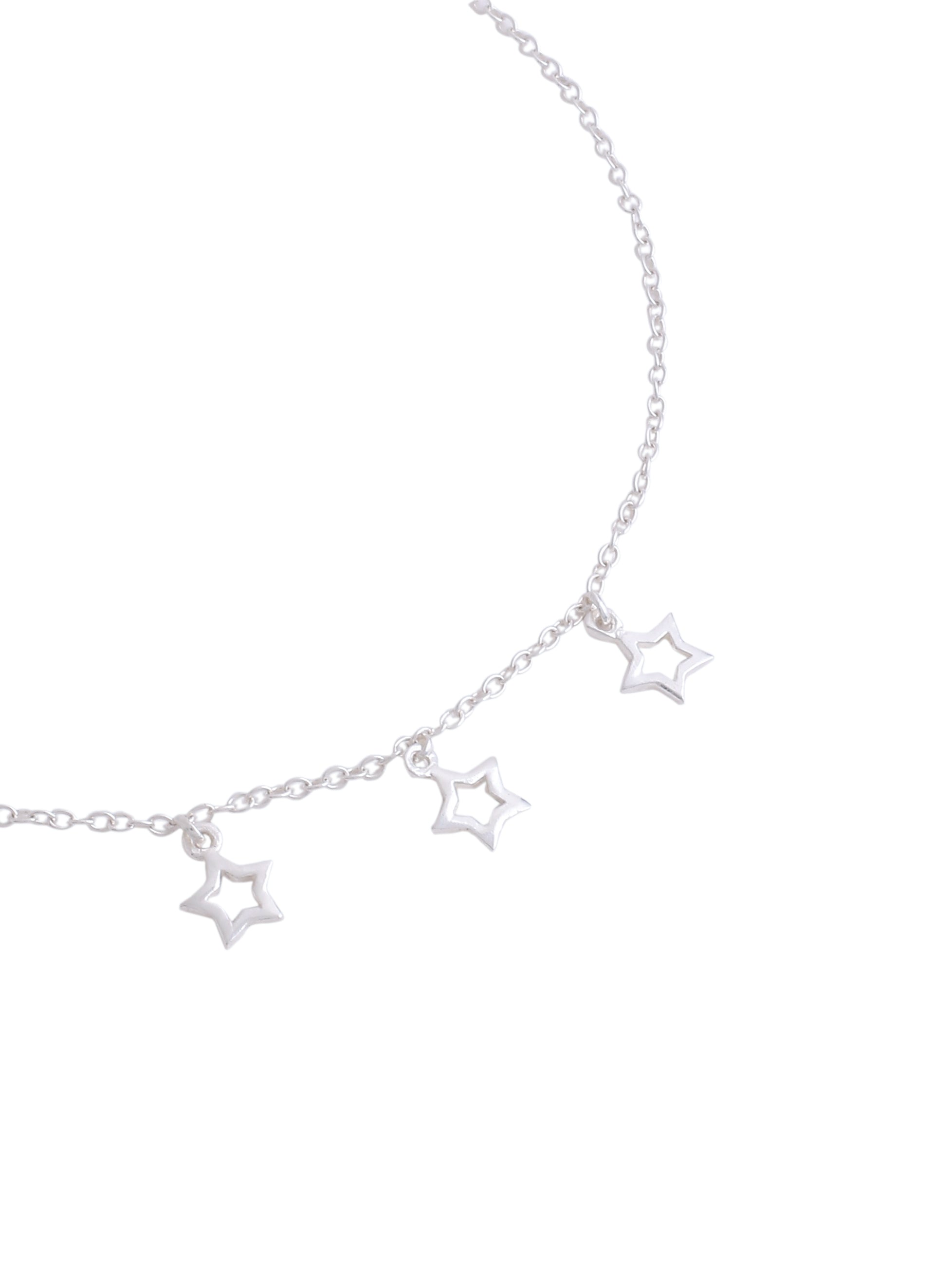 Shining Star Sterling Silver Anklet - Kicky & Perky