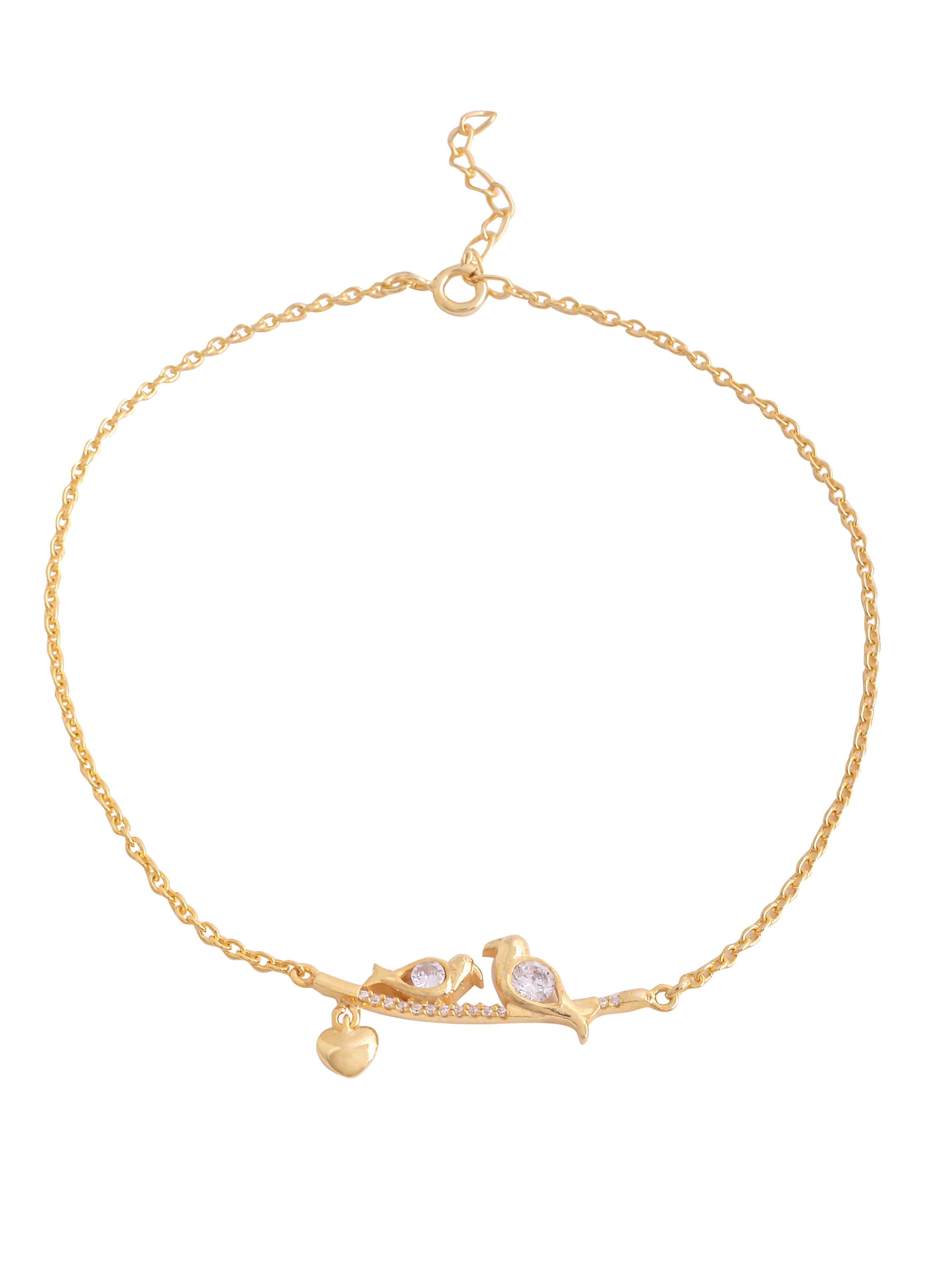 Silver Wings Duet Anklet - Kicky & Perky