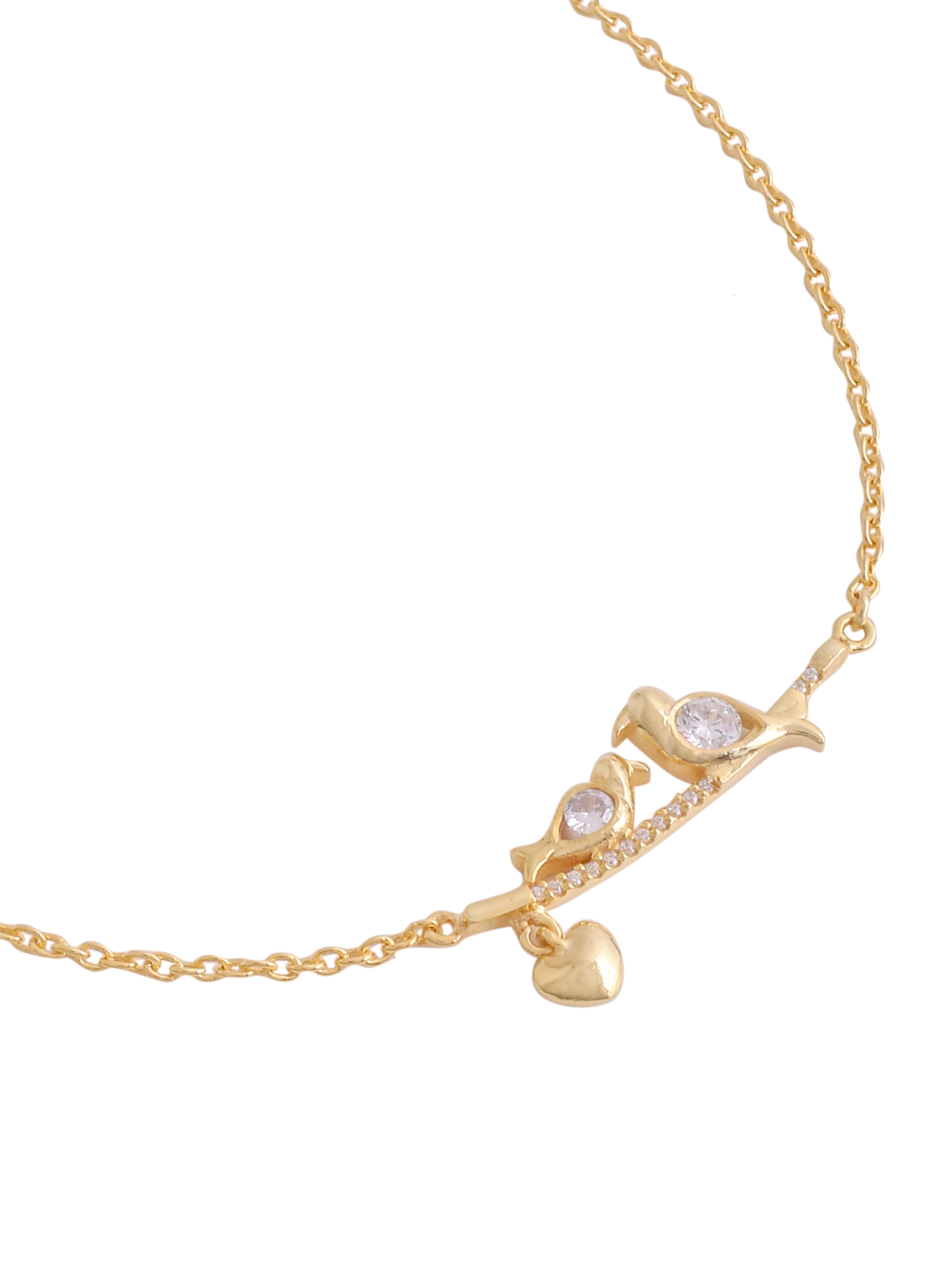 Silver Wings Duet Anklet - Kicky & Perky