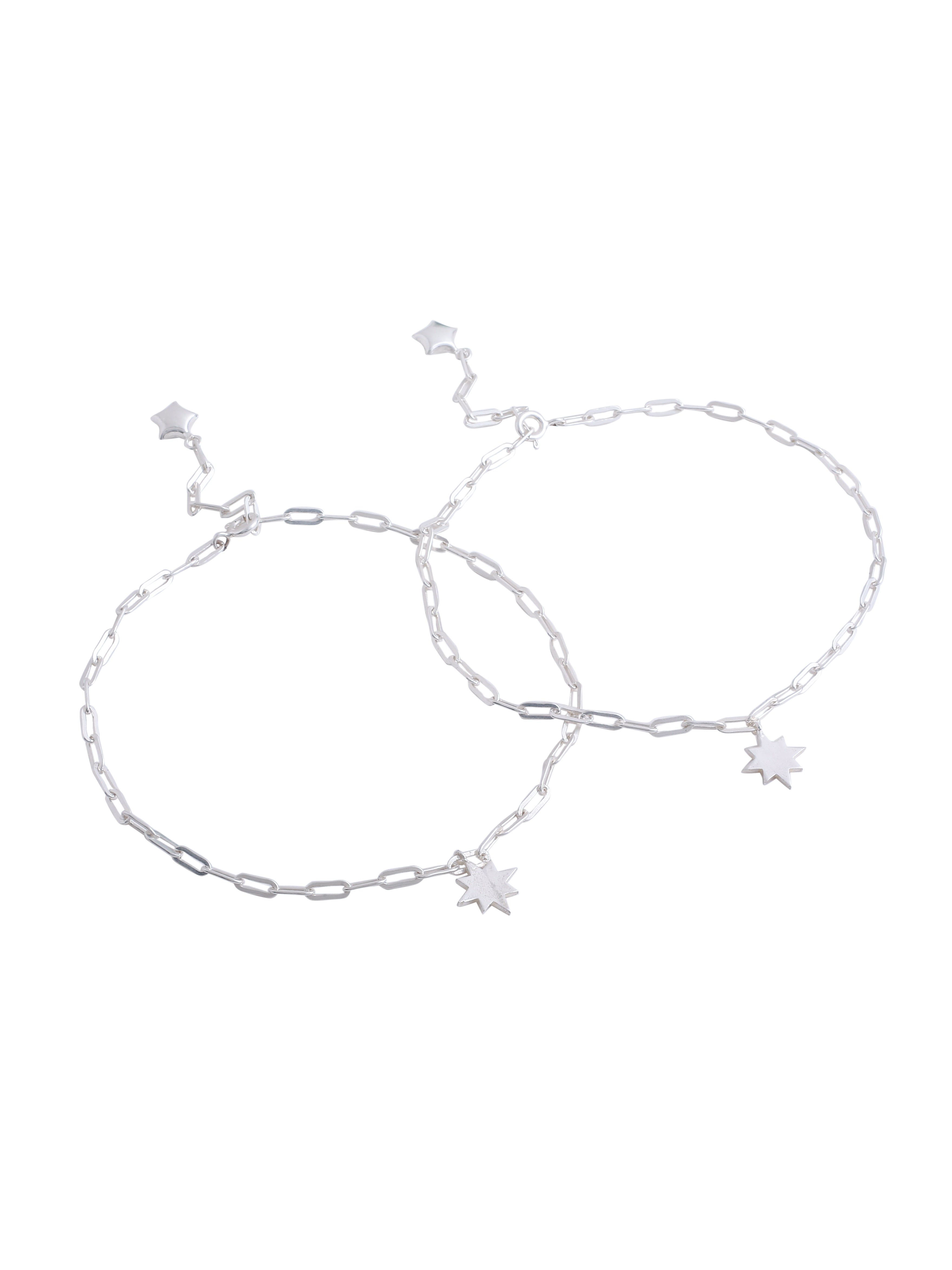 Lone Star Sterling Silver Anklet - Kicky & Perky