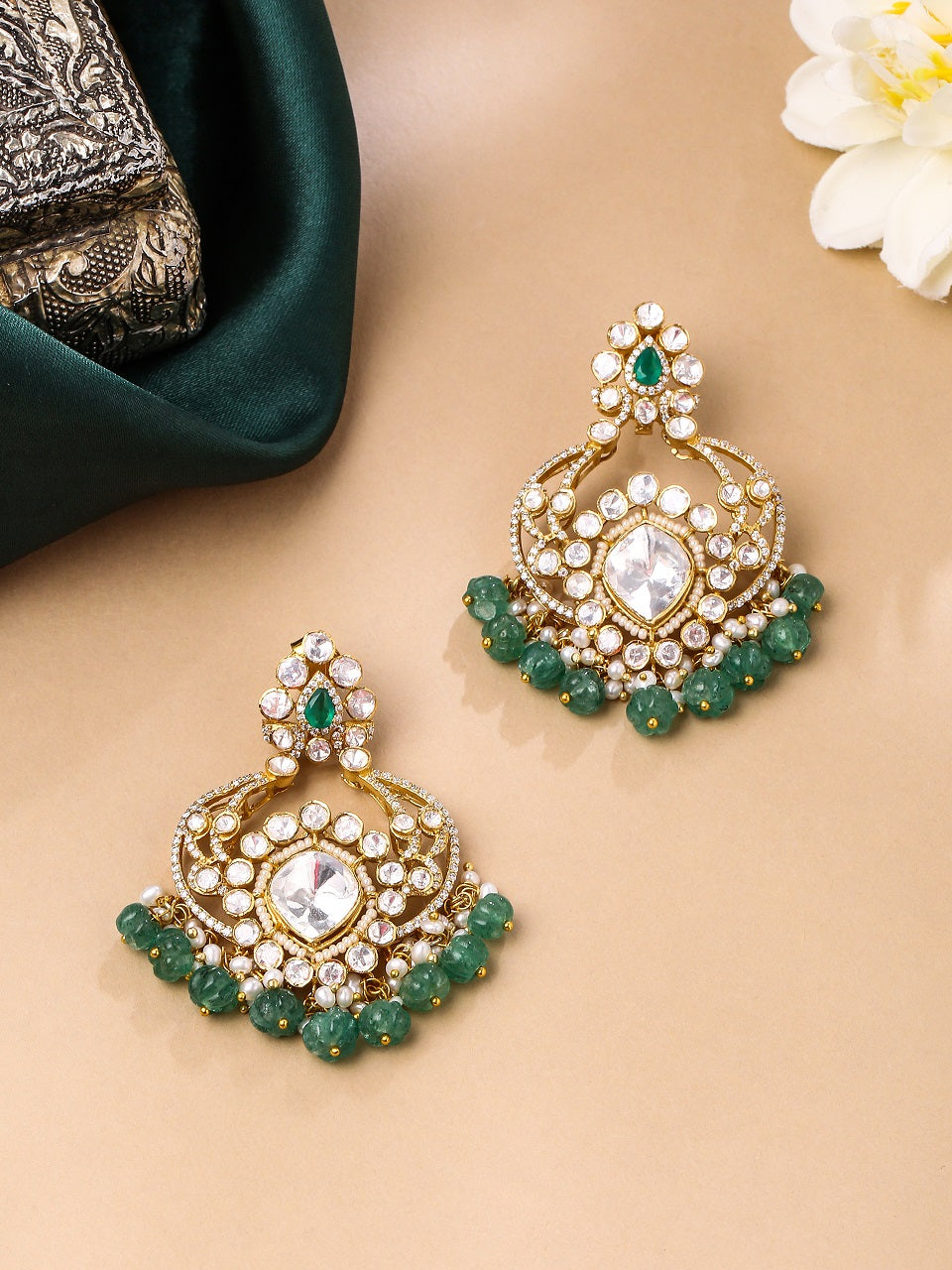 chandbali silver jewellery