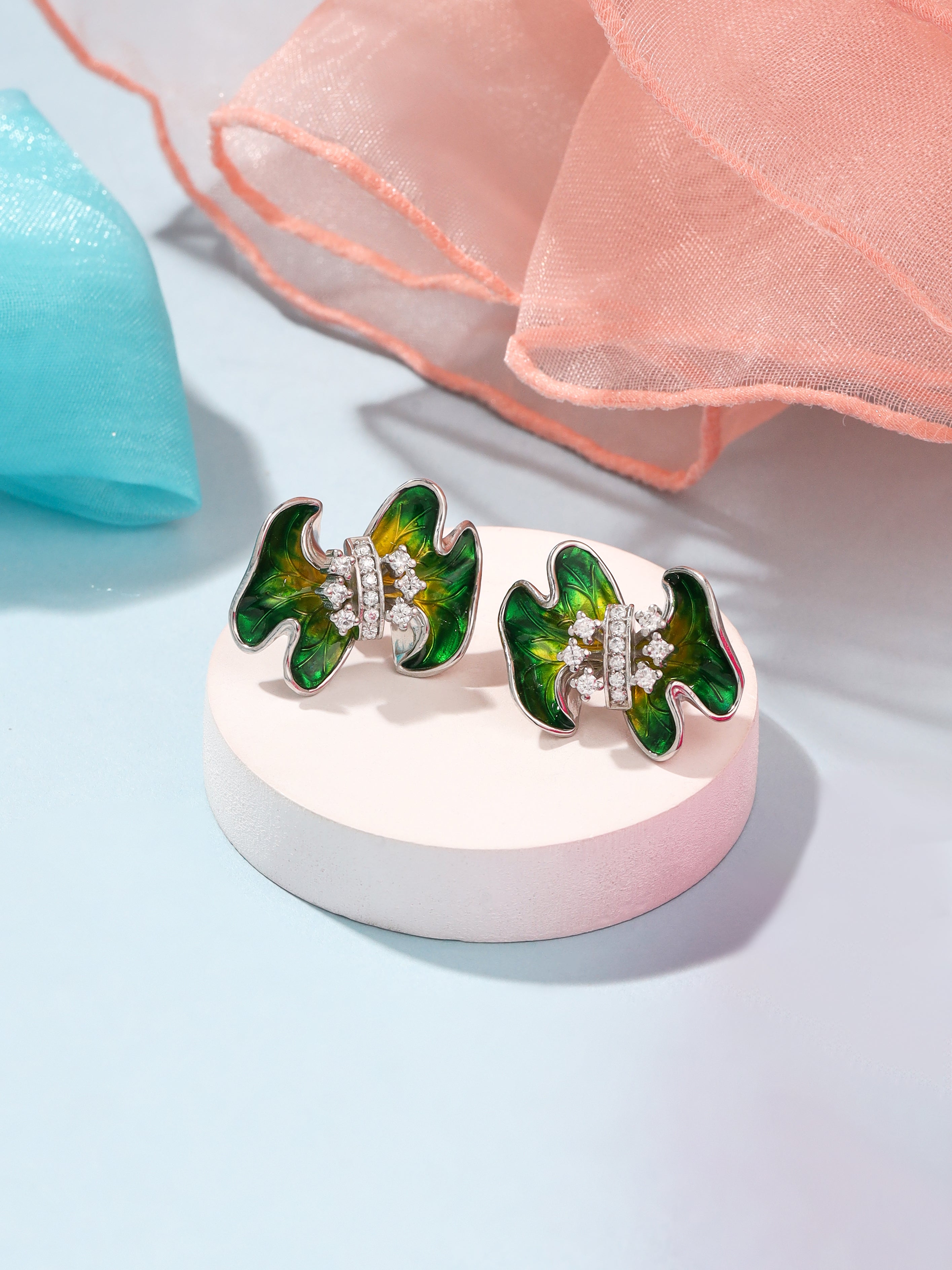 Color Me Pretty Petite 925 Sterling Silver Studs Earring For Women