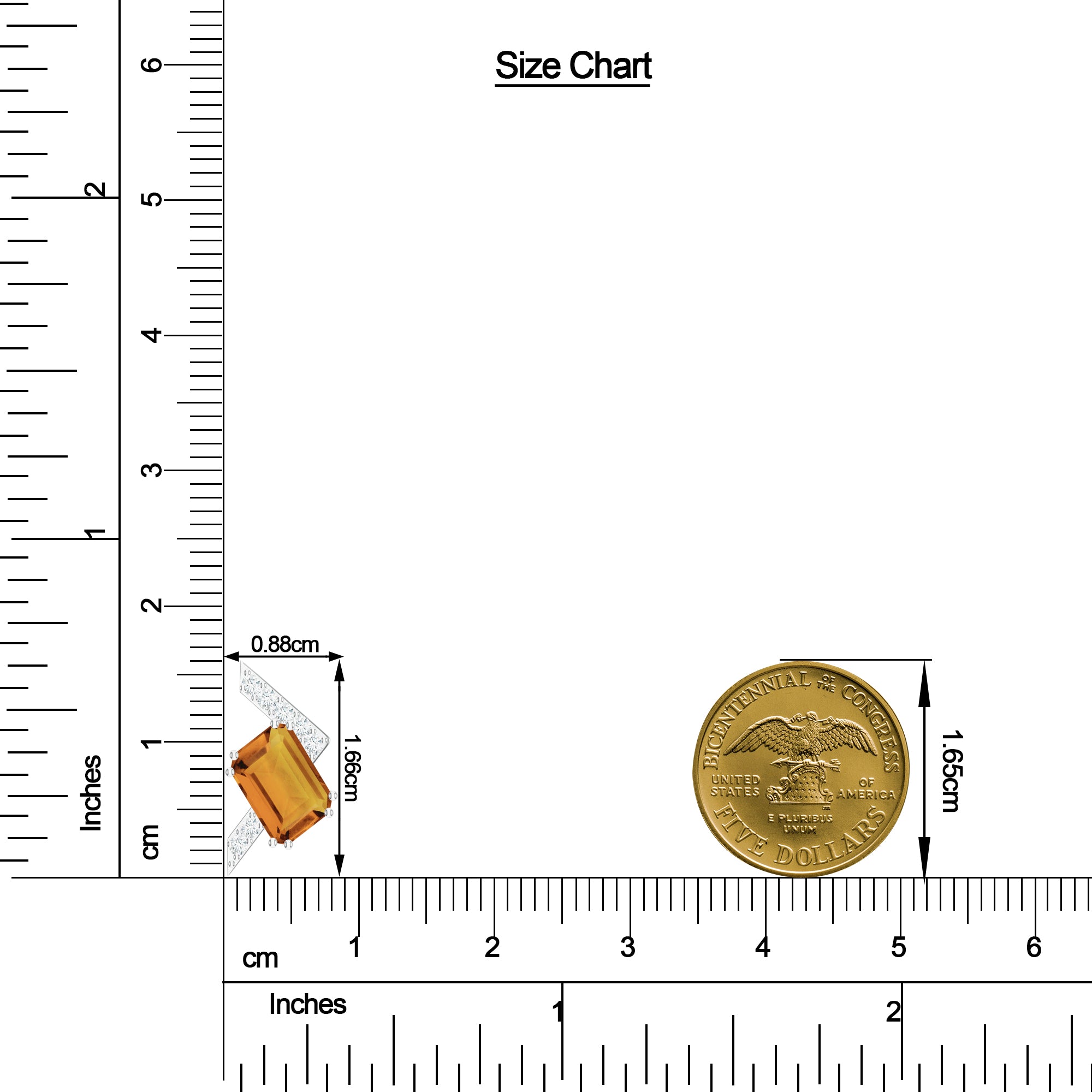 Octagon Citrine 925 Sterling Silver Earrings For Women