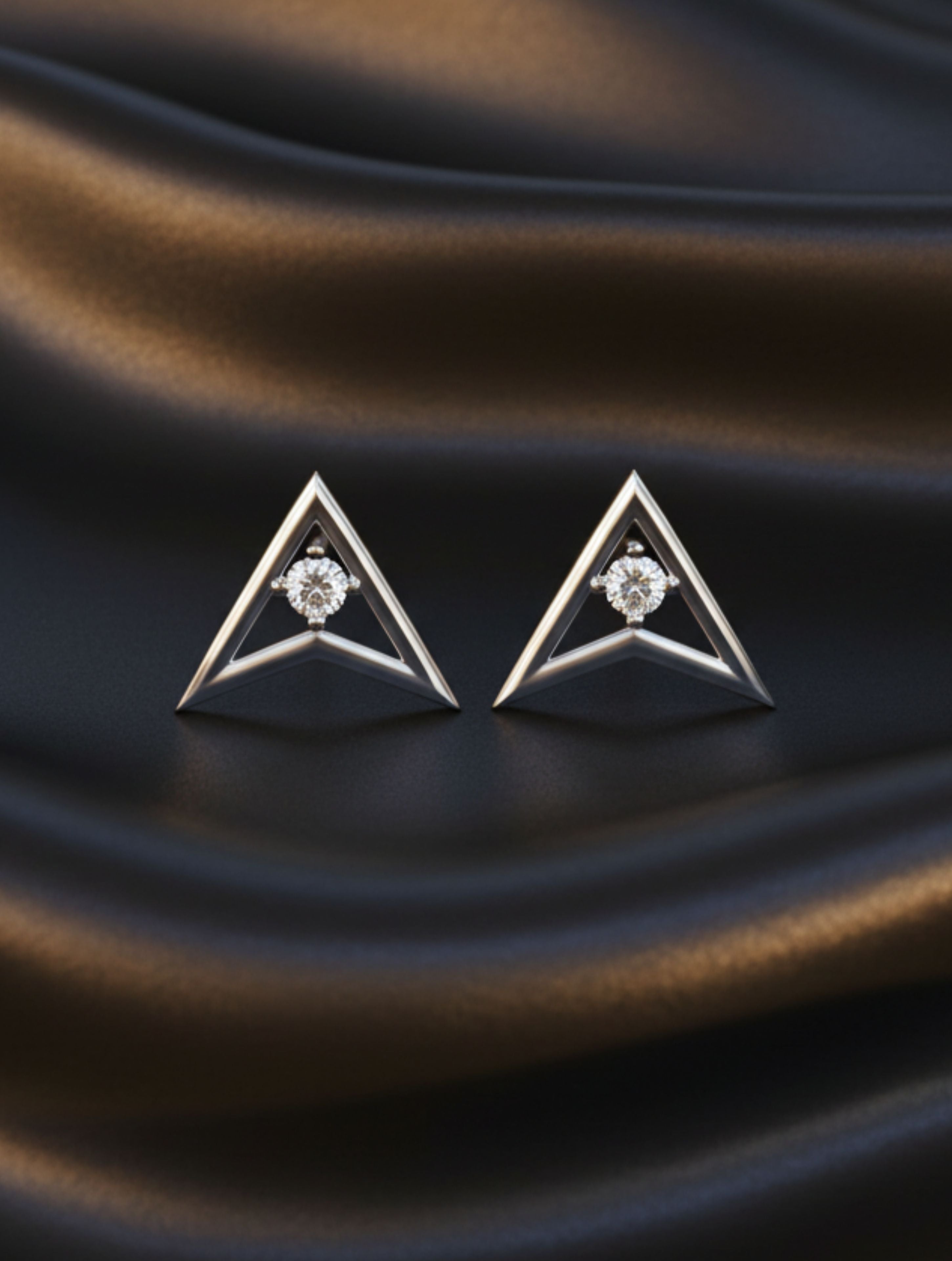 Round Moissanite 925 Sterling Silver Earrings For Women