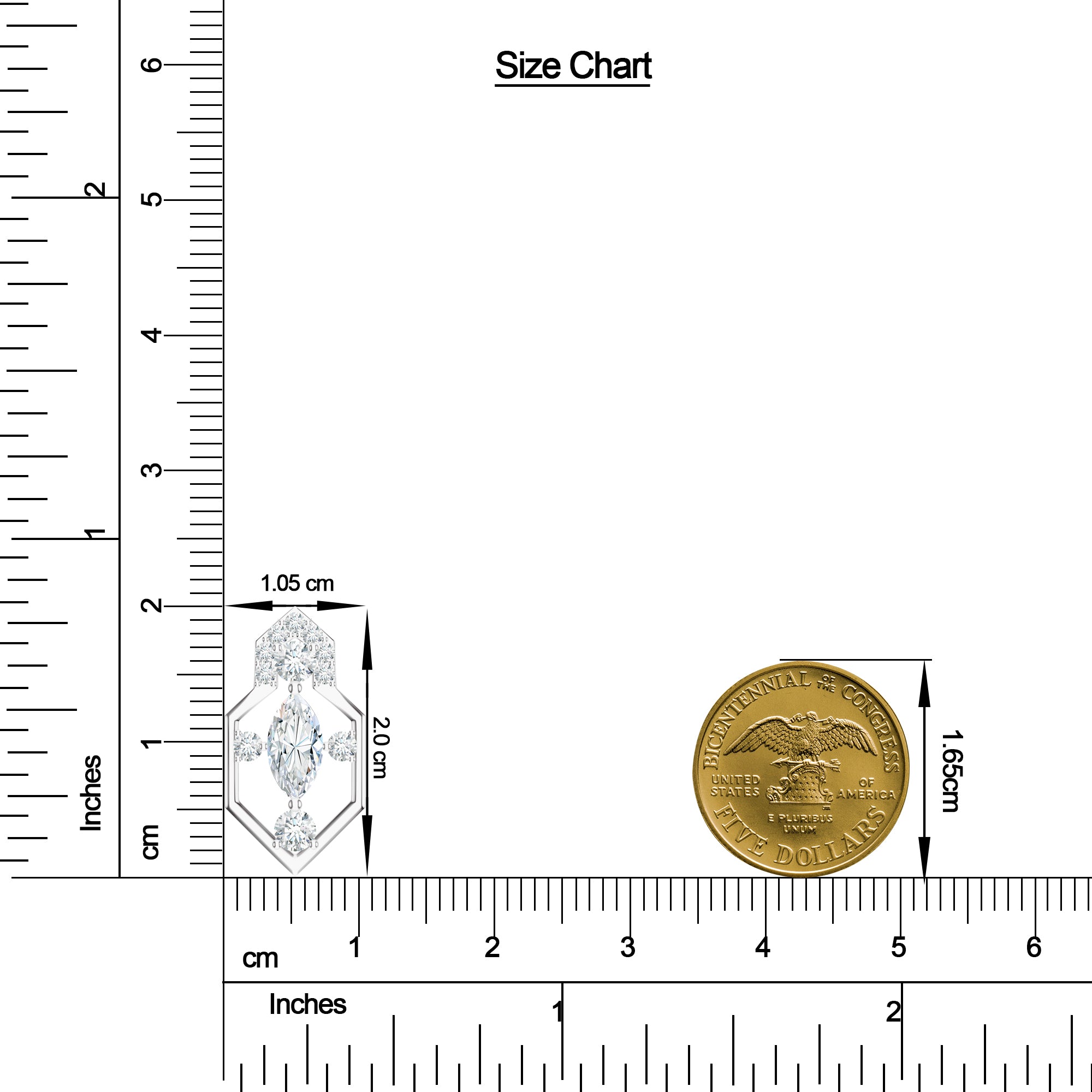 Geometrical Moissanite 925 Sterling Silver Pendant For Women