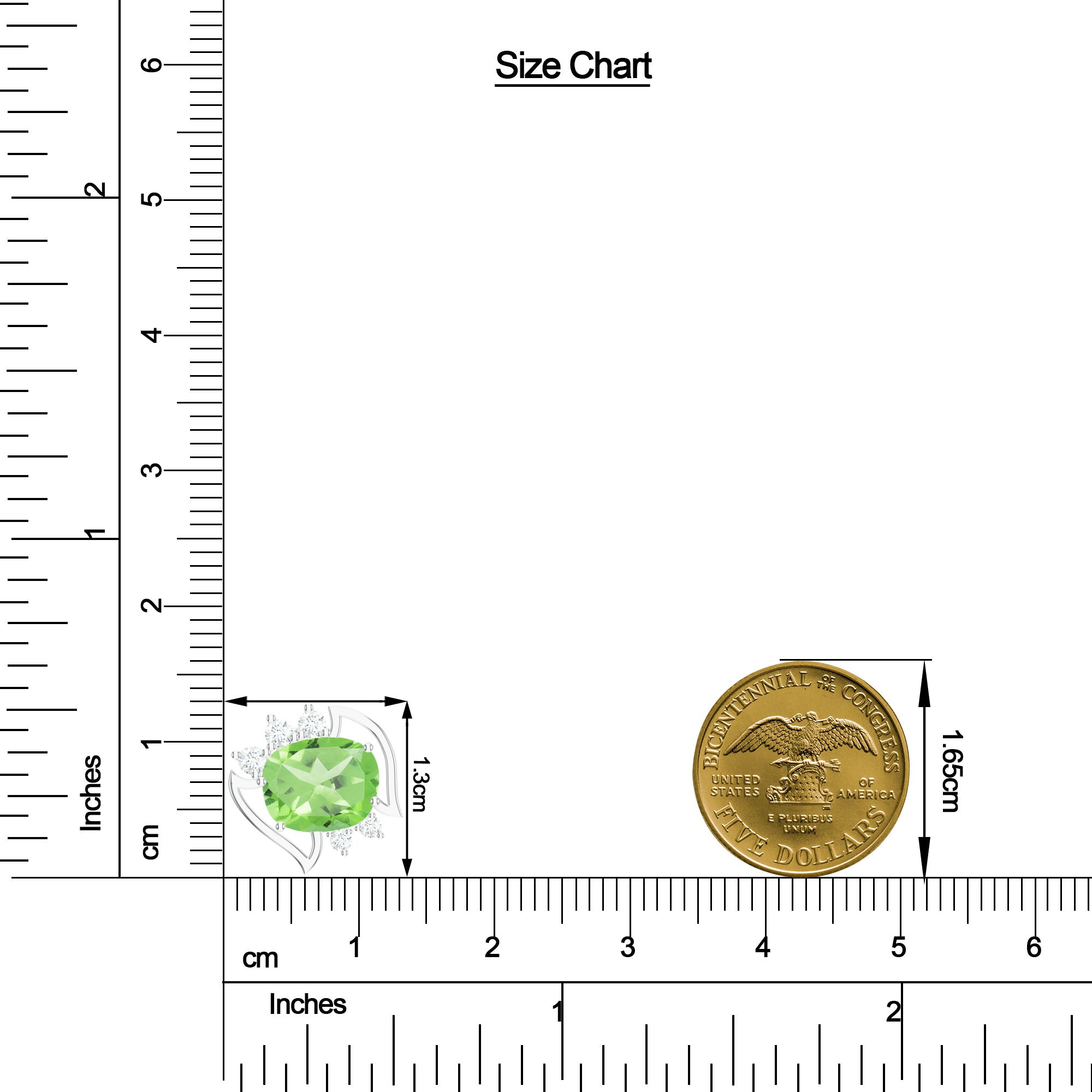 Green Amethyst & Moissanite Geometric 925 Sterling Silver Pendant For Women