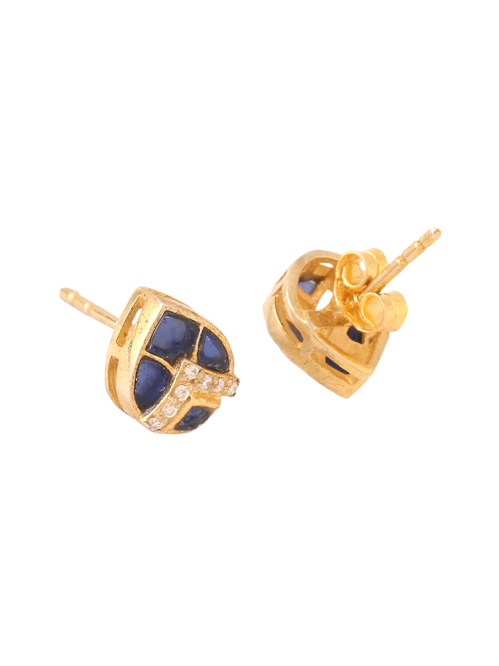 Pear Shape 925 Sterling Silver Stud Earrings For Women