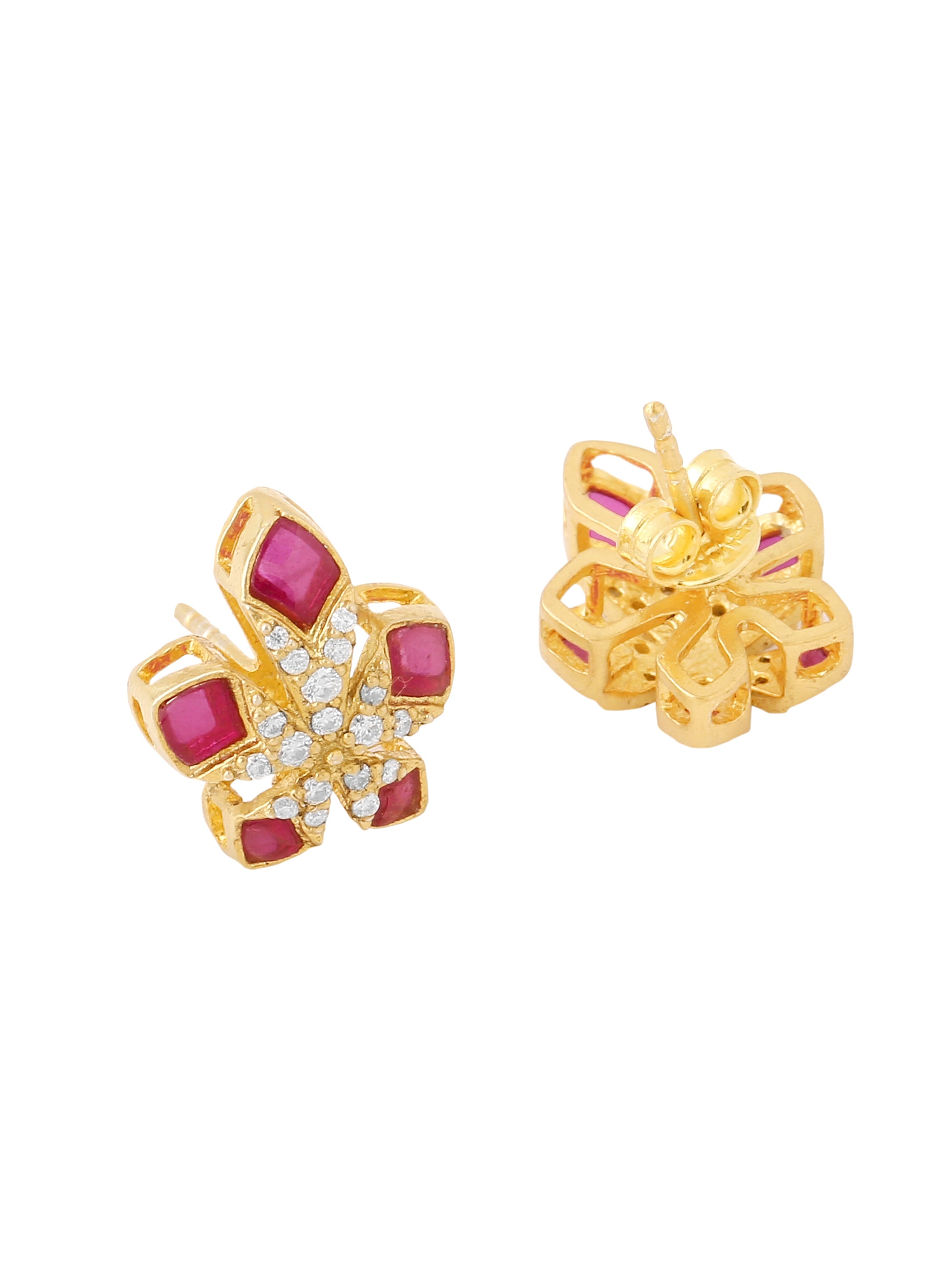 Moissanite 925 Sterling Silver Stud Earrings For Women