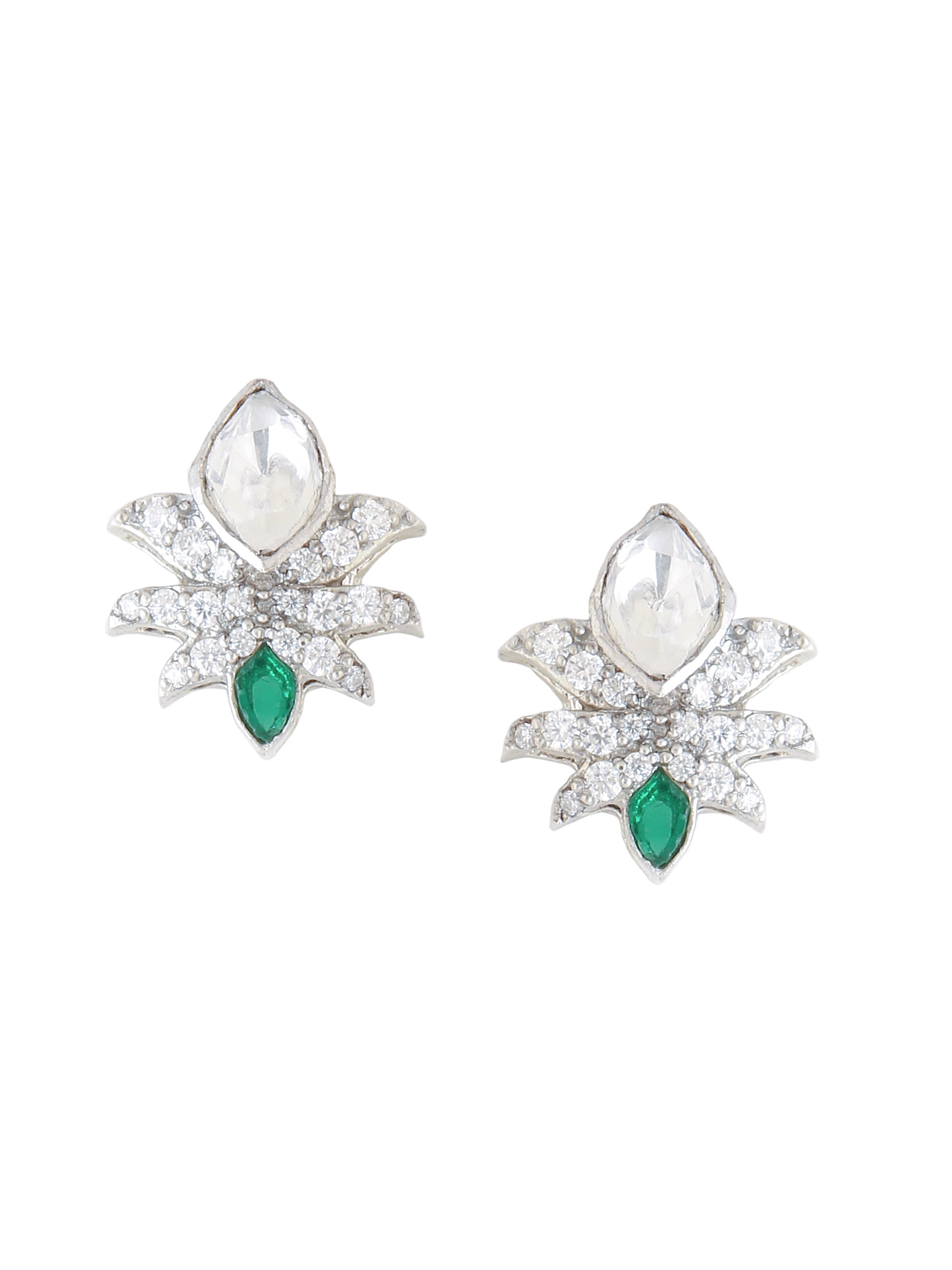 Floral Fantasy 925 Sterling Silver Earrings For Women
