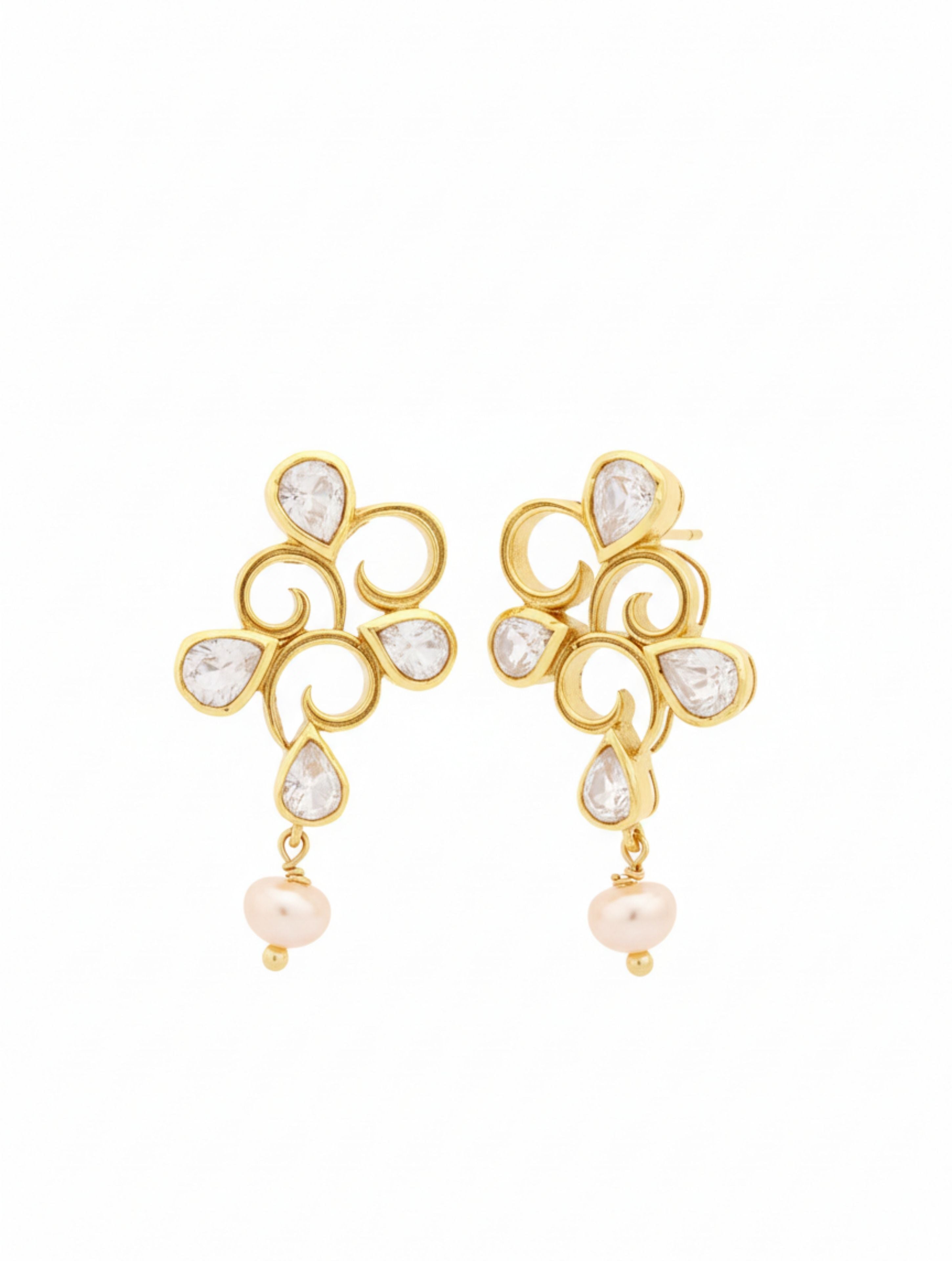 स्वर्ण फिलिग्री बालियां