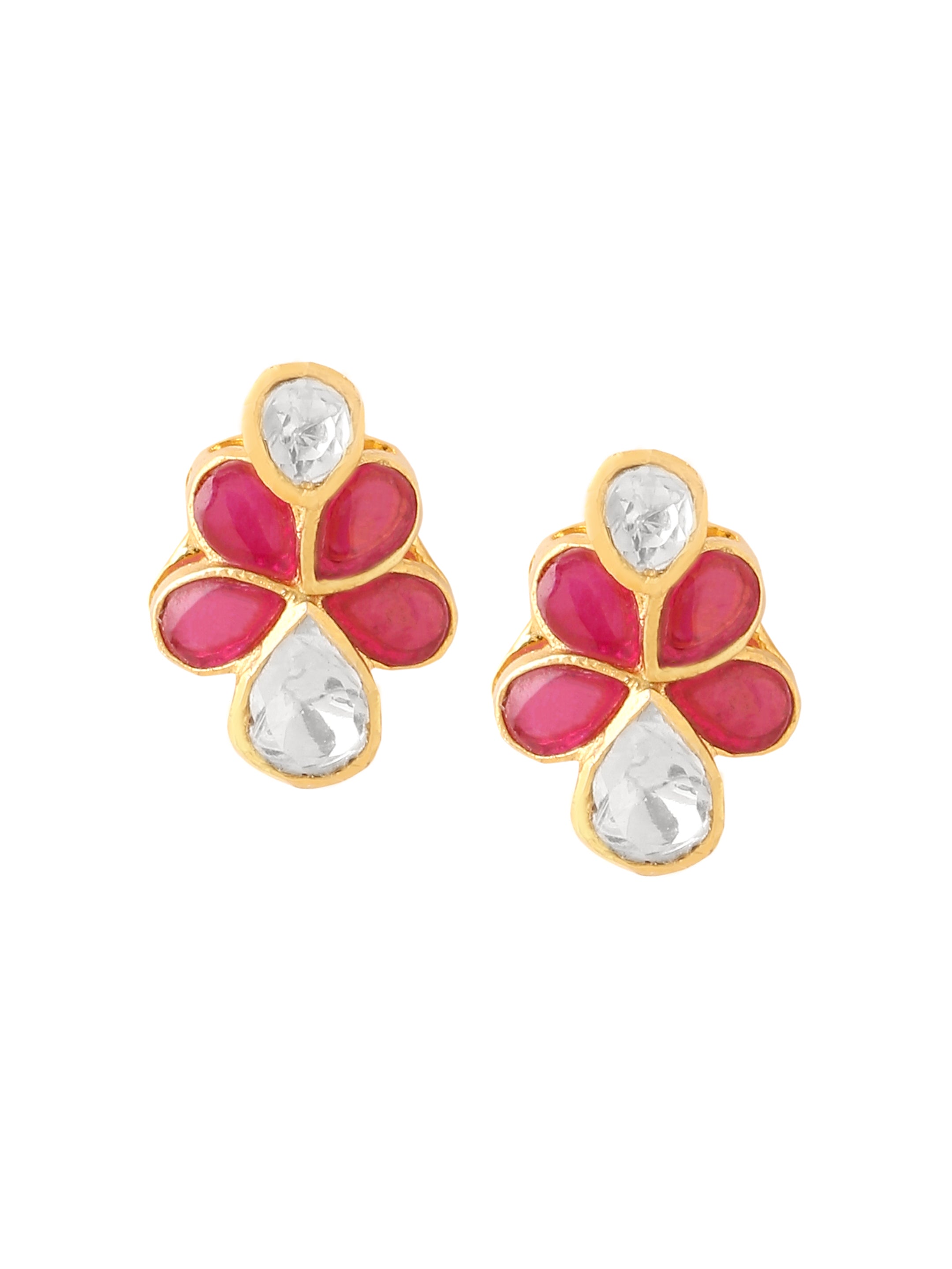 Celestial Shine 24K Gold 925 Sterling Silver Drop Earrings For Women