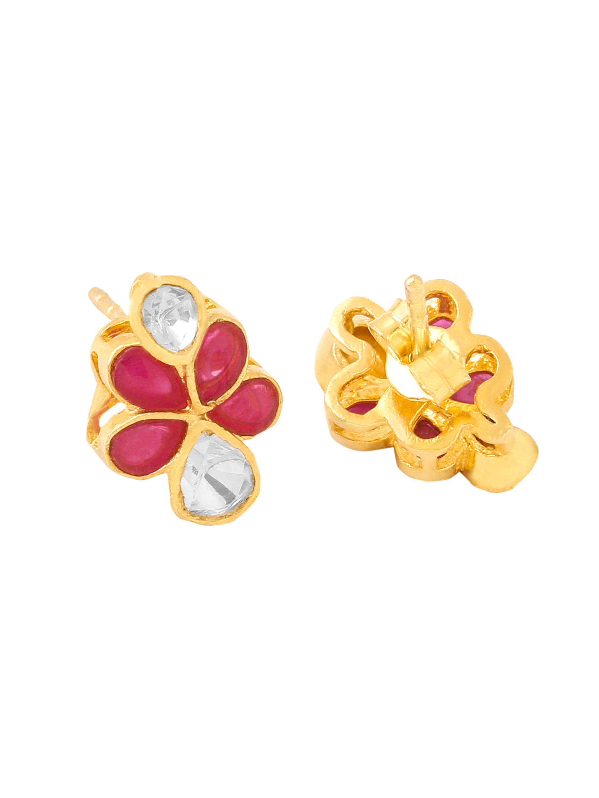 Celestial Shine 24K Gold 925 Sterling Silver Drop Earrings For Women