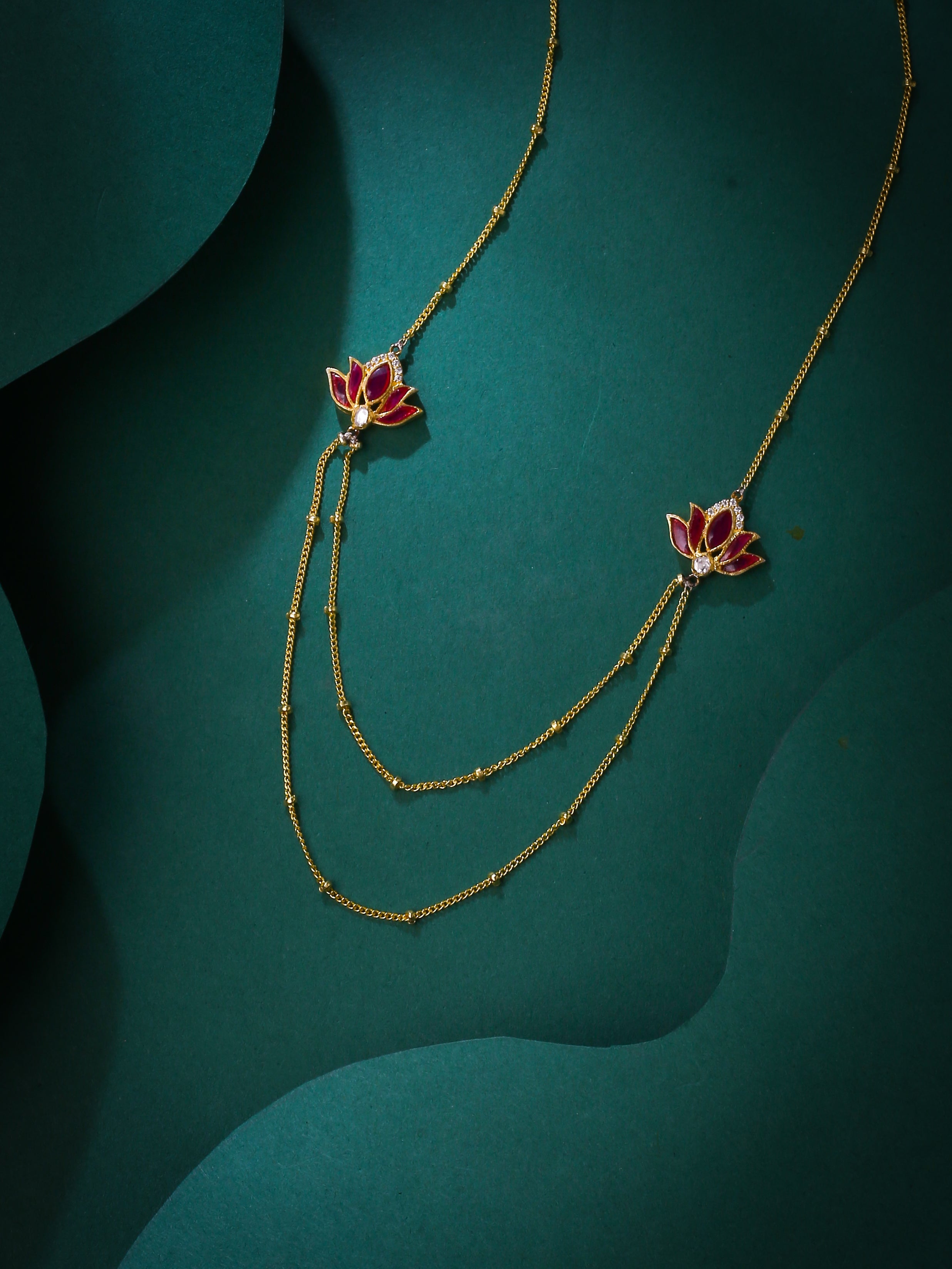 Graceful Blossom 925 Sterling Silver Necklace For Women