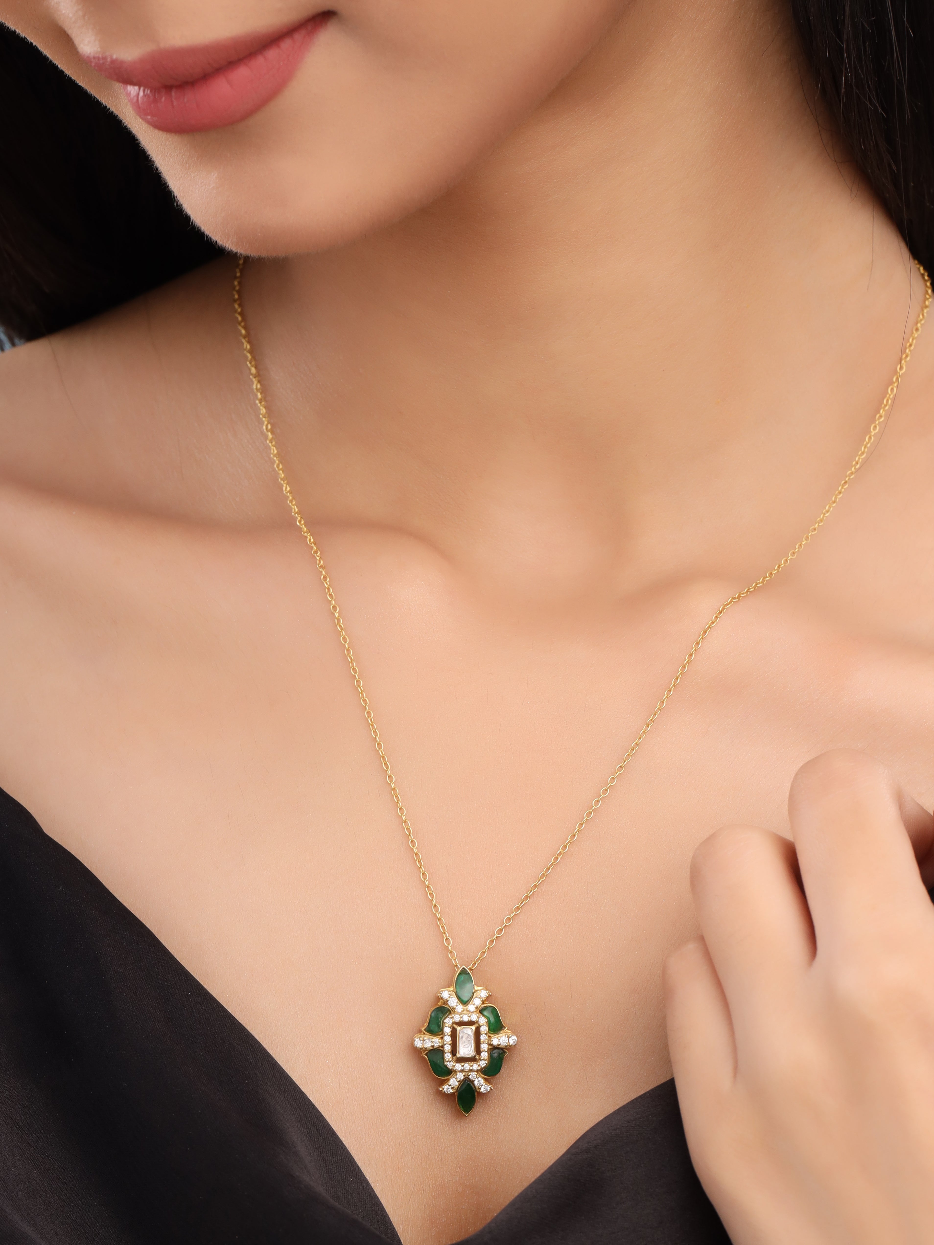 Radiant Blossom Pearl Pendant - Kicky & Perky