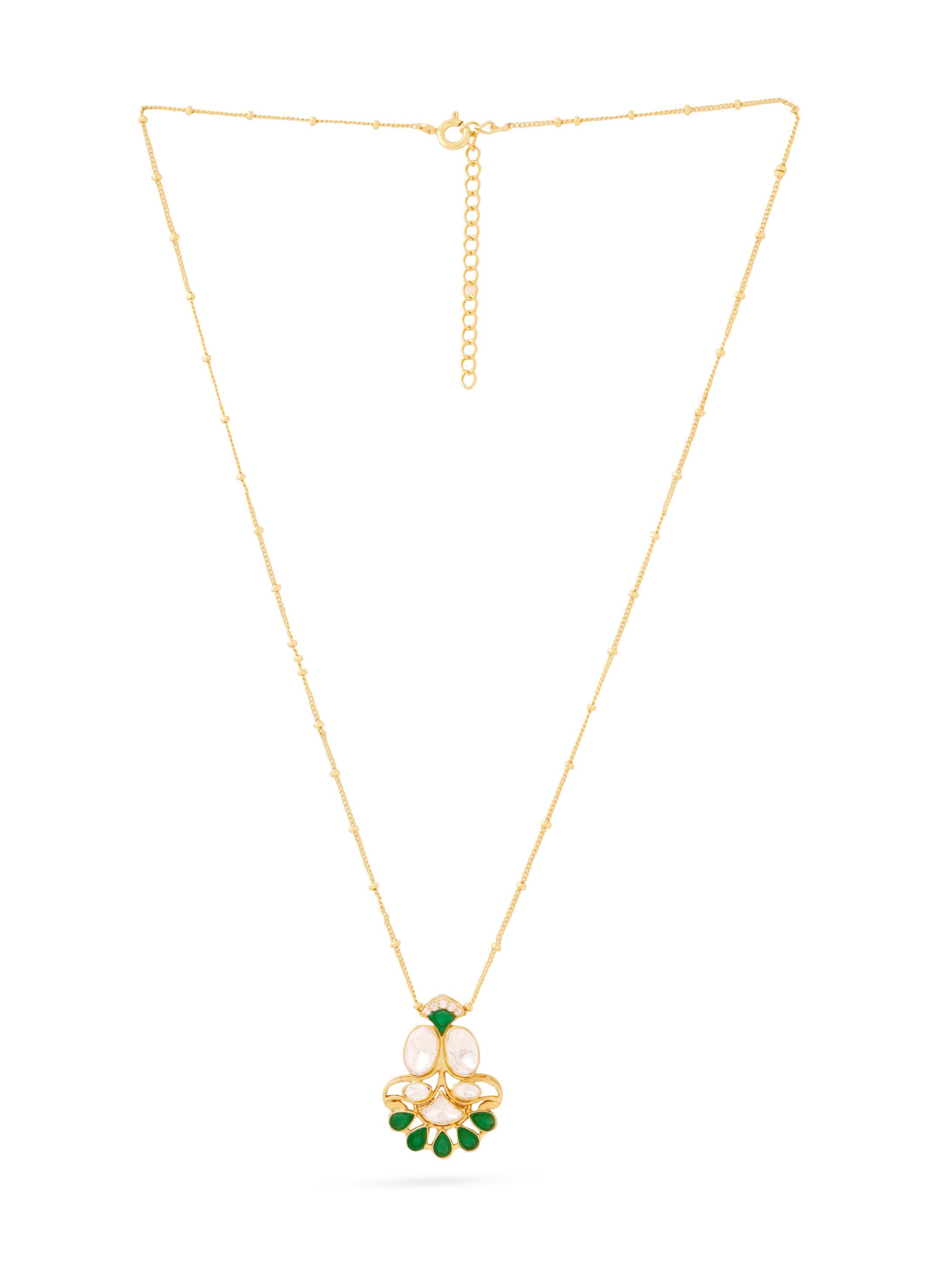 Floral Abstract 925 Sterling Silver Pendant For Women