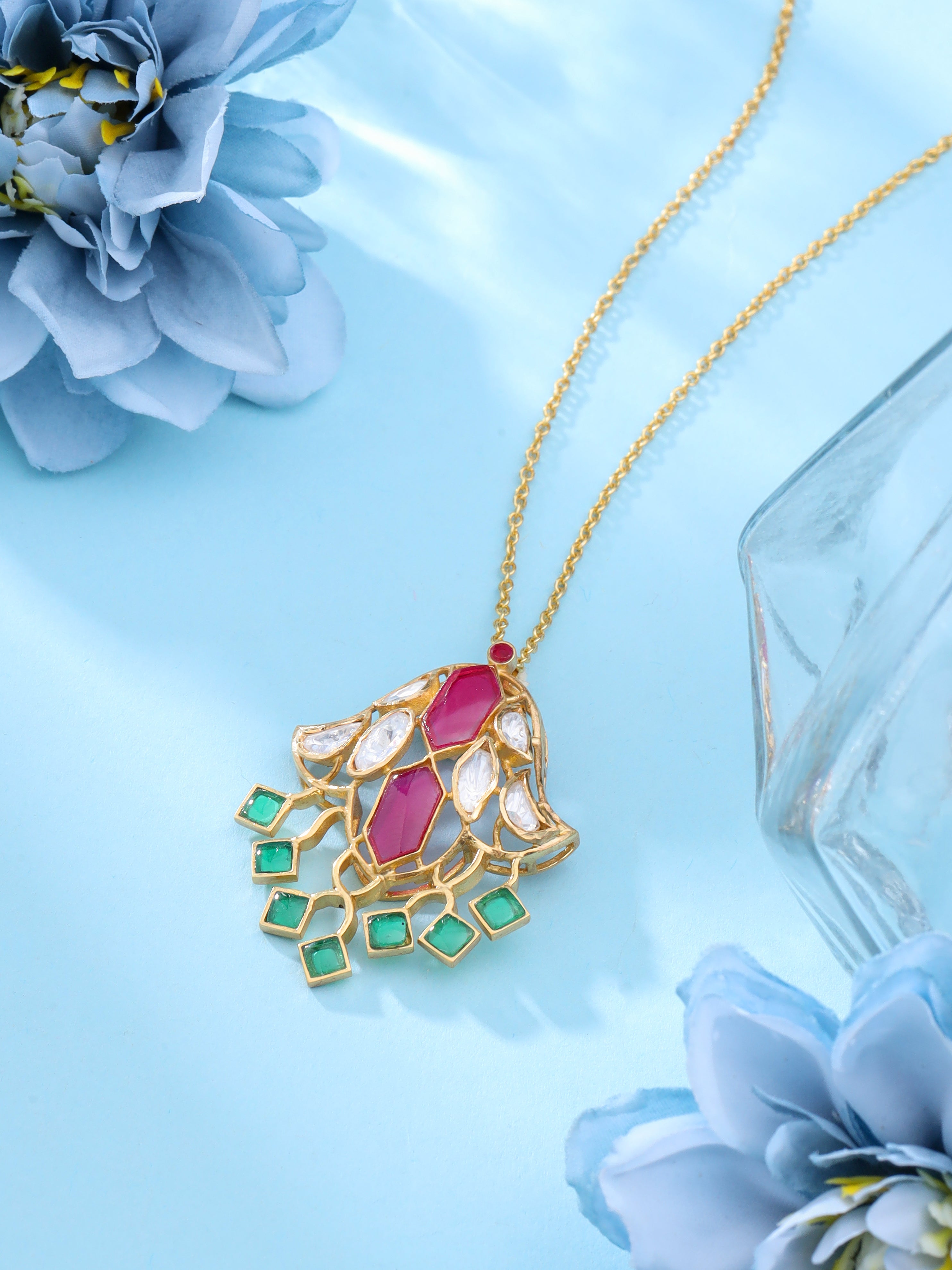 Geometric Majesty 925 Sterling Silver Pendant For Women