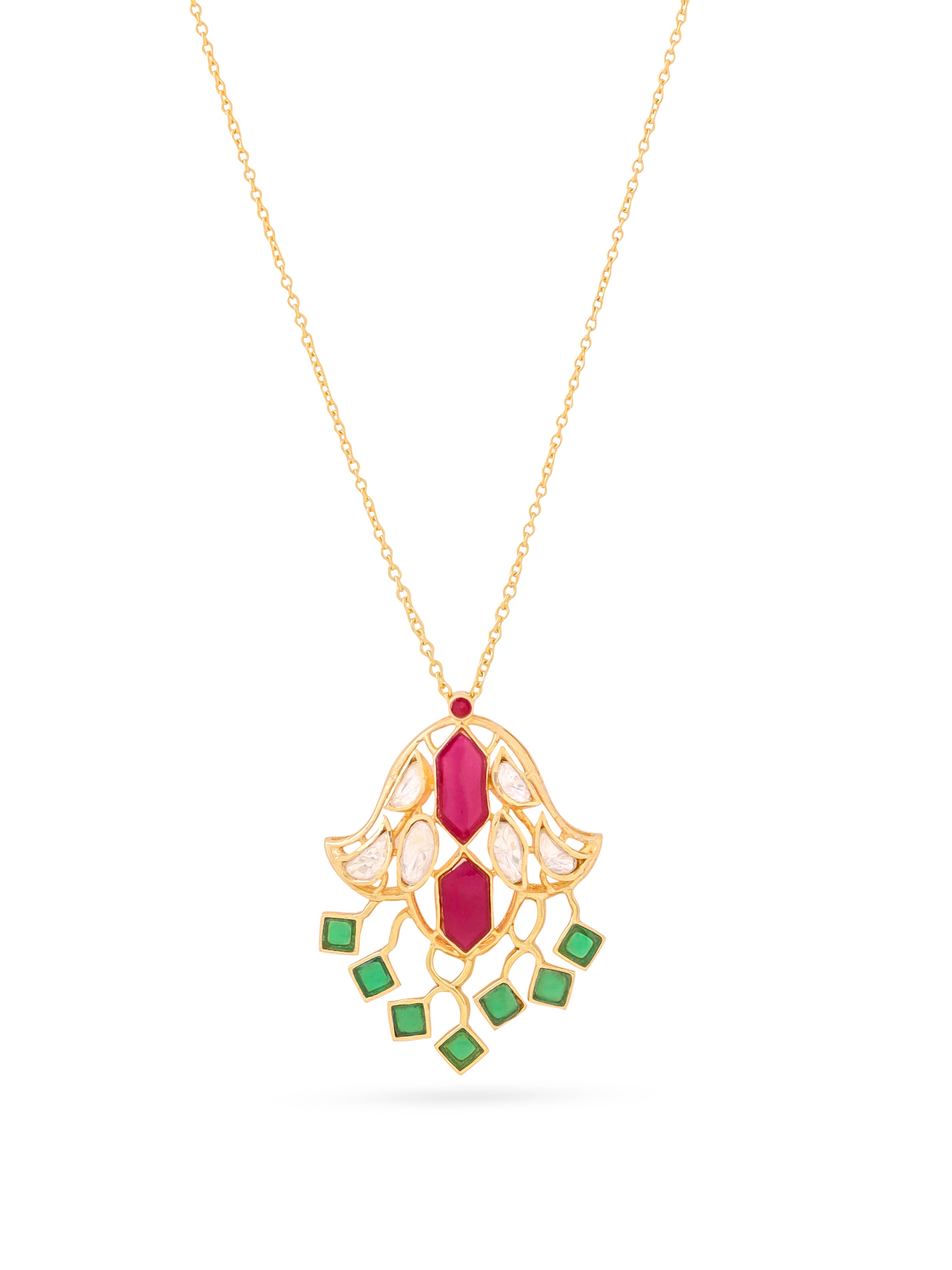 Geometric Majesty 925 Sterling Silver Pendant For Women