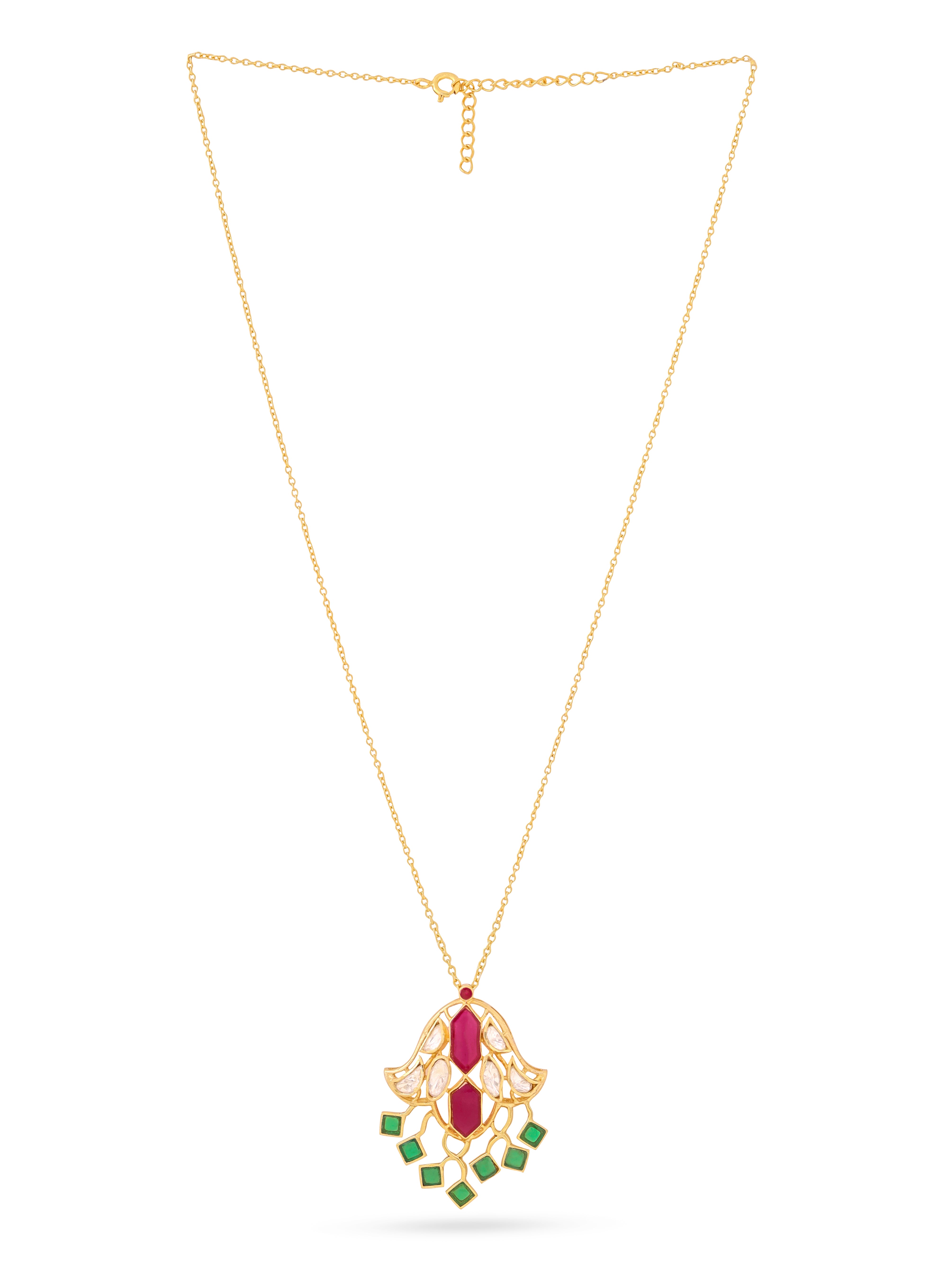 Geometric Majesty 925 Sterling Silver Pendant For Women