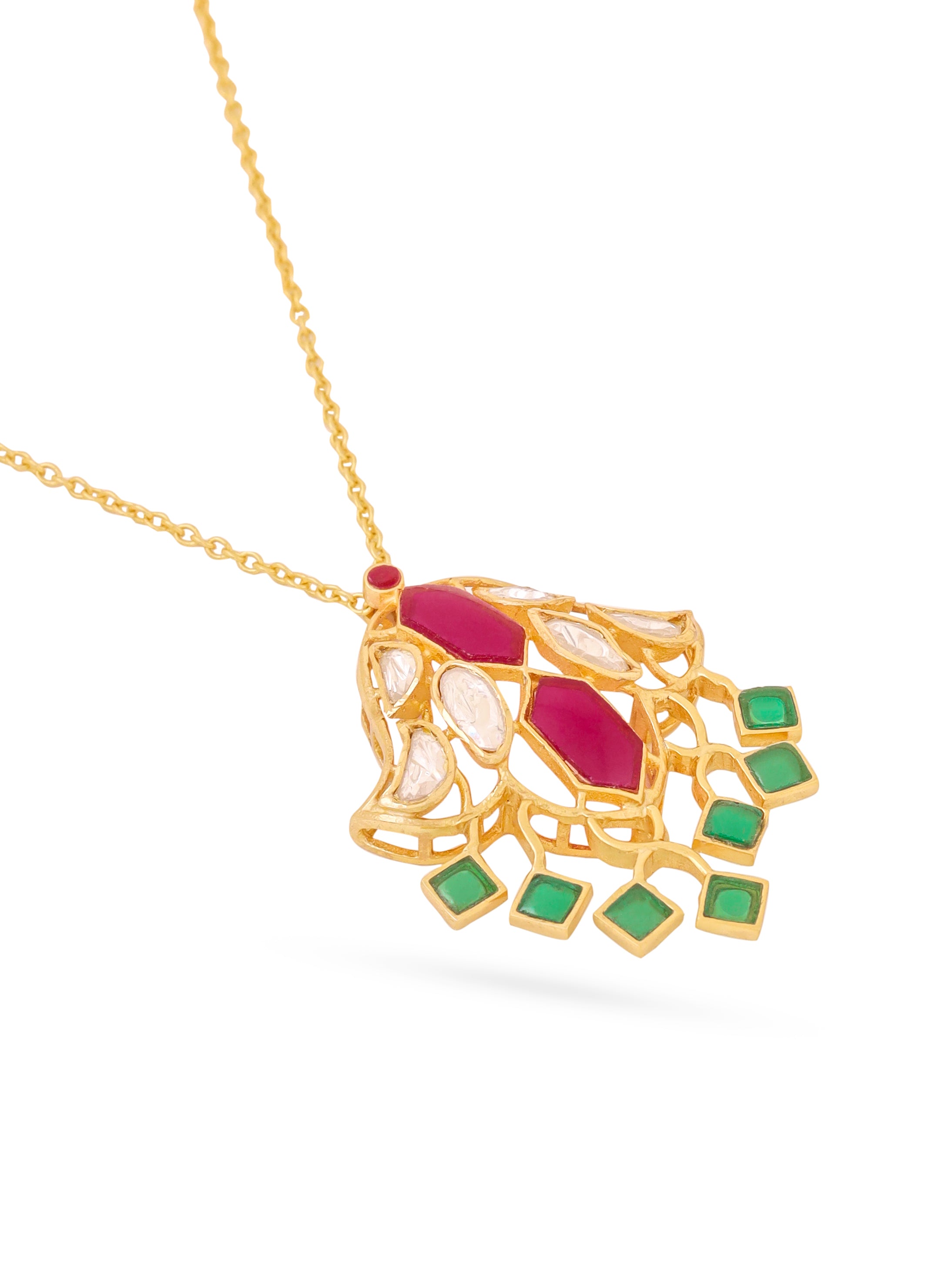 Geometric Majesty 925 Sterling Silver Pendant For Women